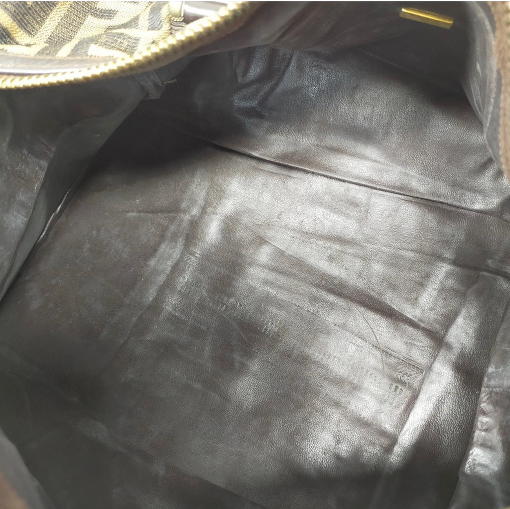 Fendi Zucca Boston Bag