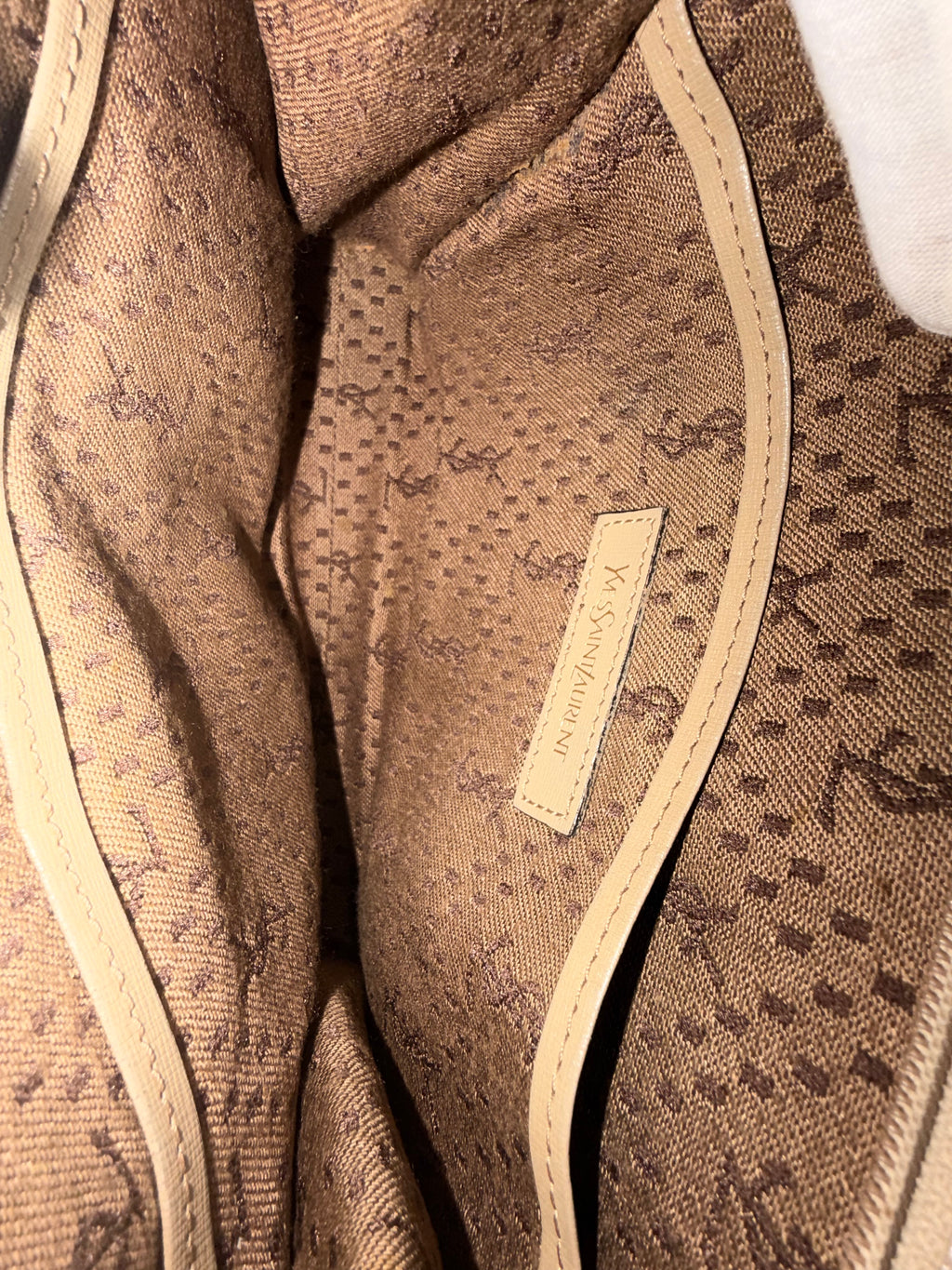 Yves Saint Laurent Canvas Clutch / Pouch