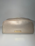 BVLGARI Perforated Leather Cosmetic Pouch