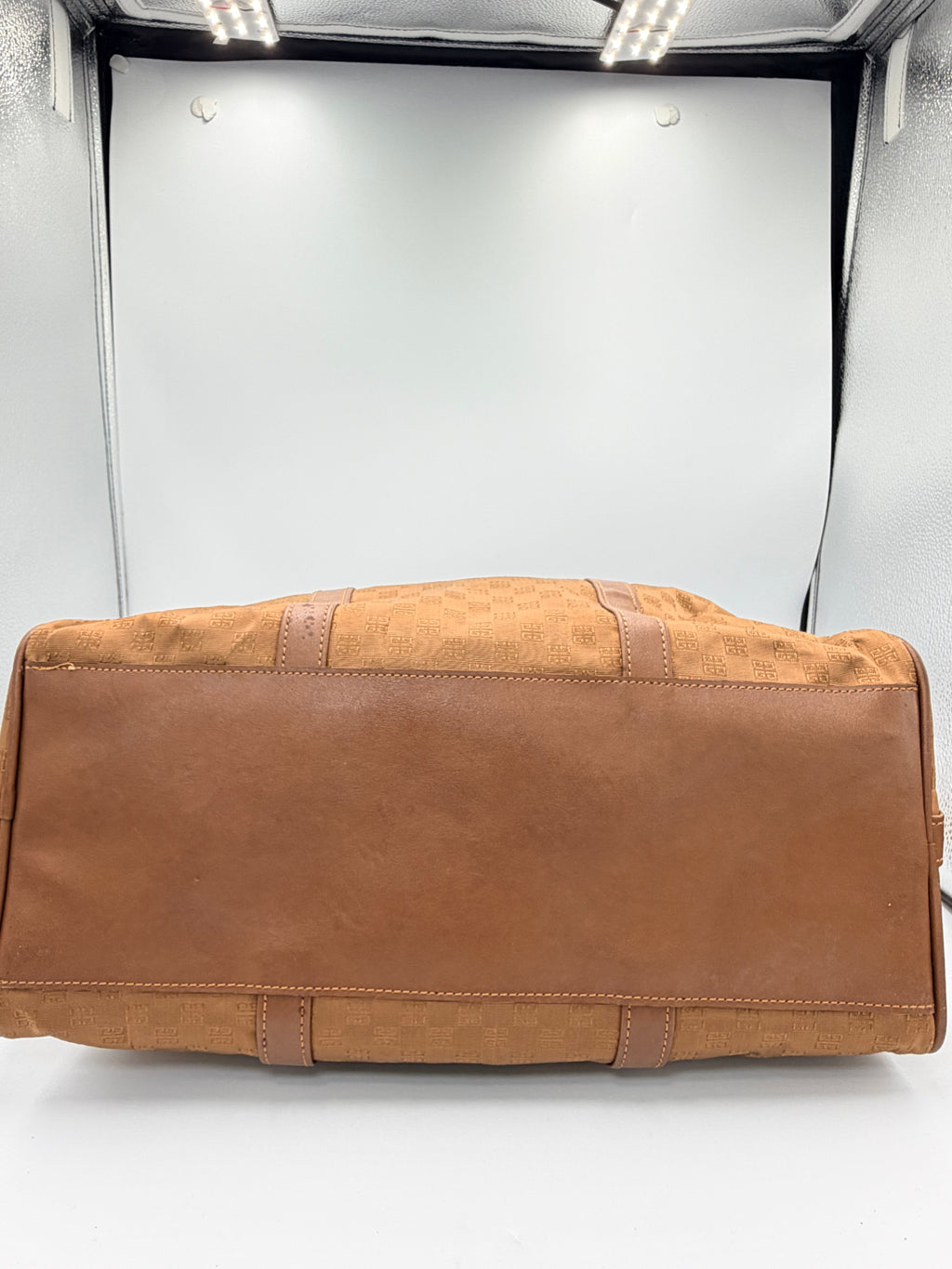 Givenchy Vintage 4G Monogram Boston Bag with Crossbody Stra