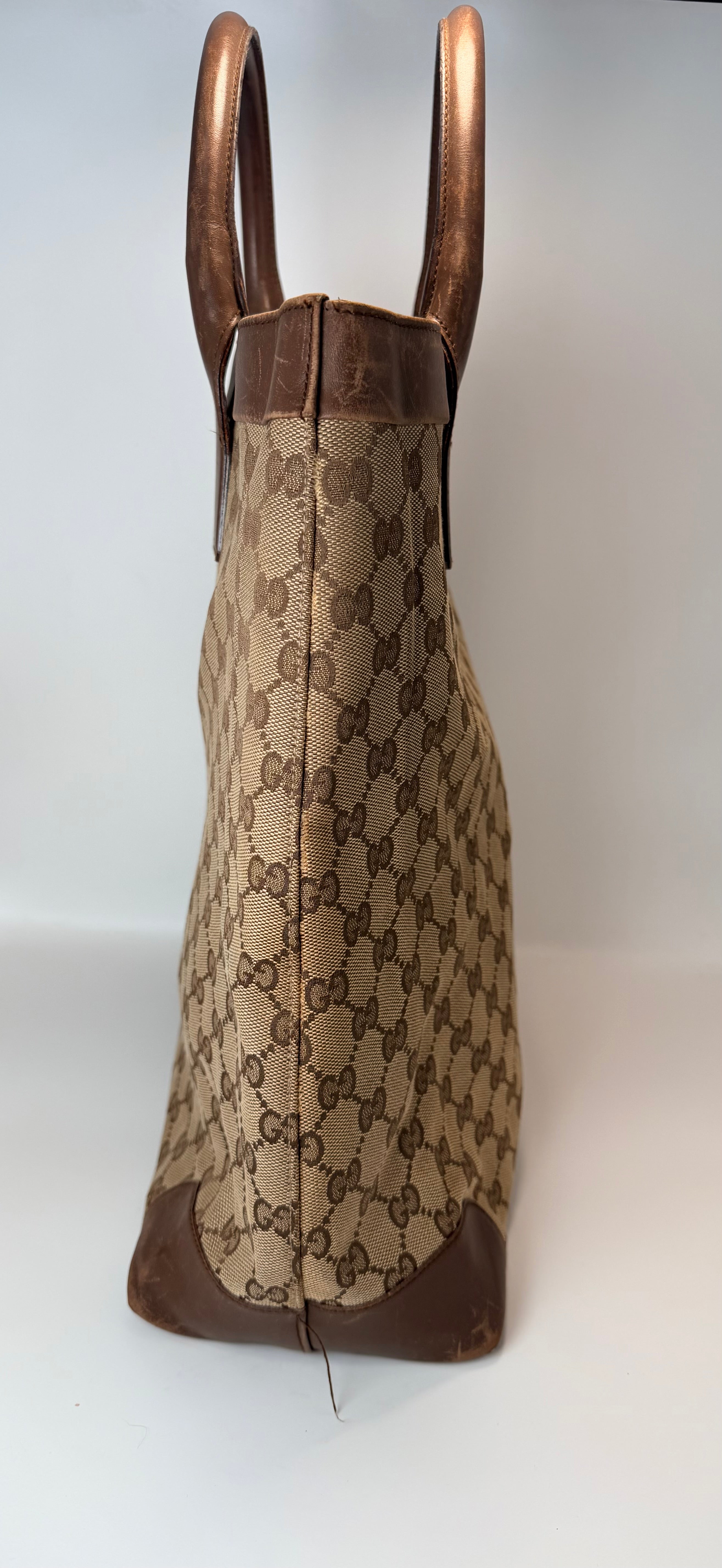 Gucci Vintage GG Canvas Tote Bag