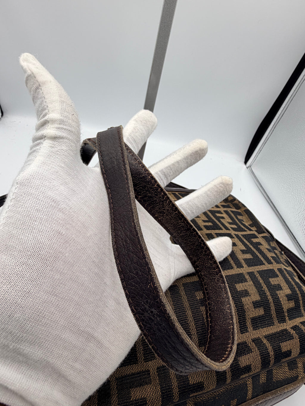 Fendi Zucca Crossbody/ Shoulder Bag