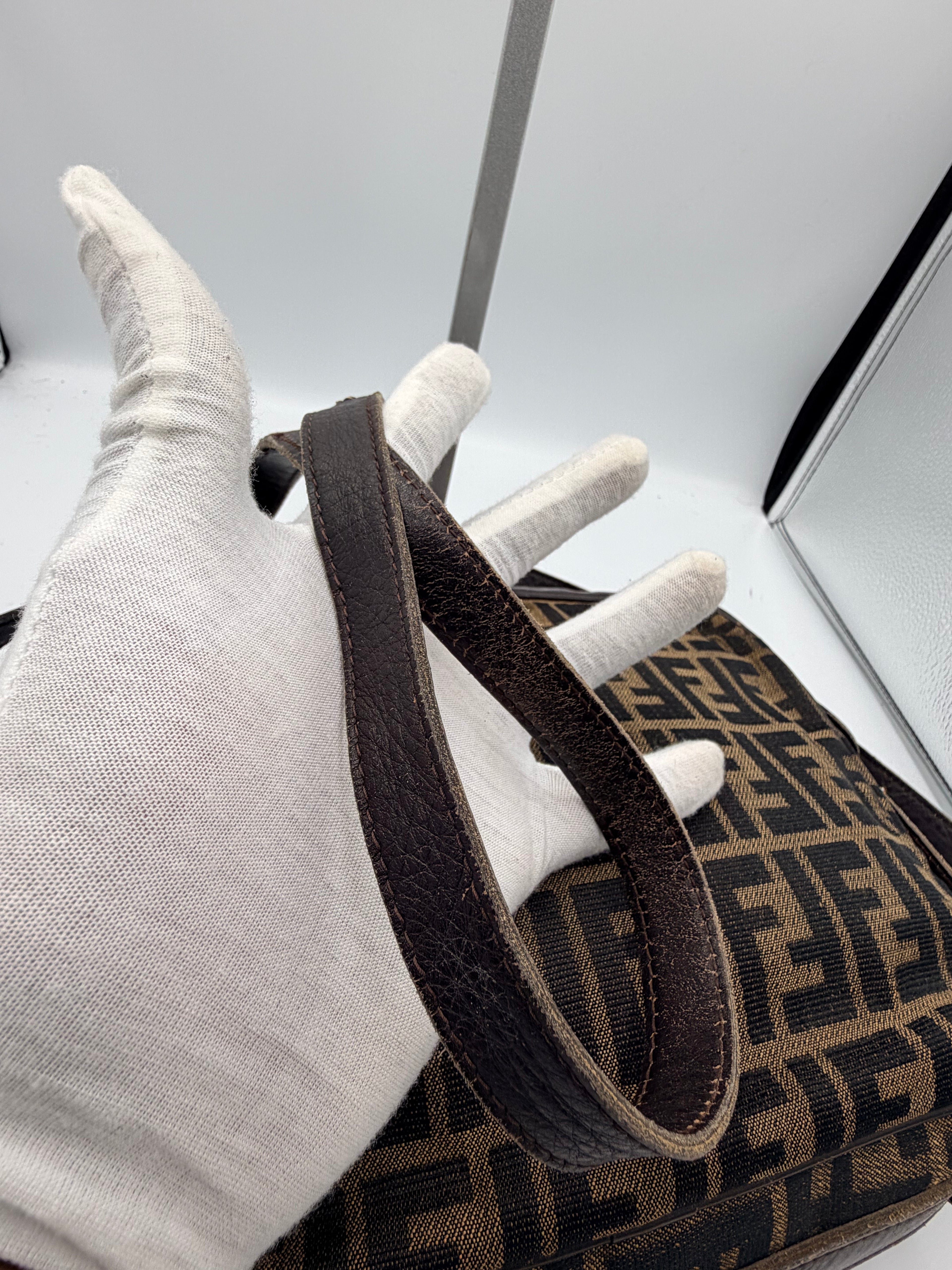 Fendi Zucca Crossbody/ Shoulder Bag