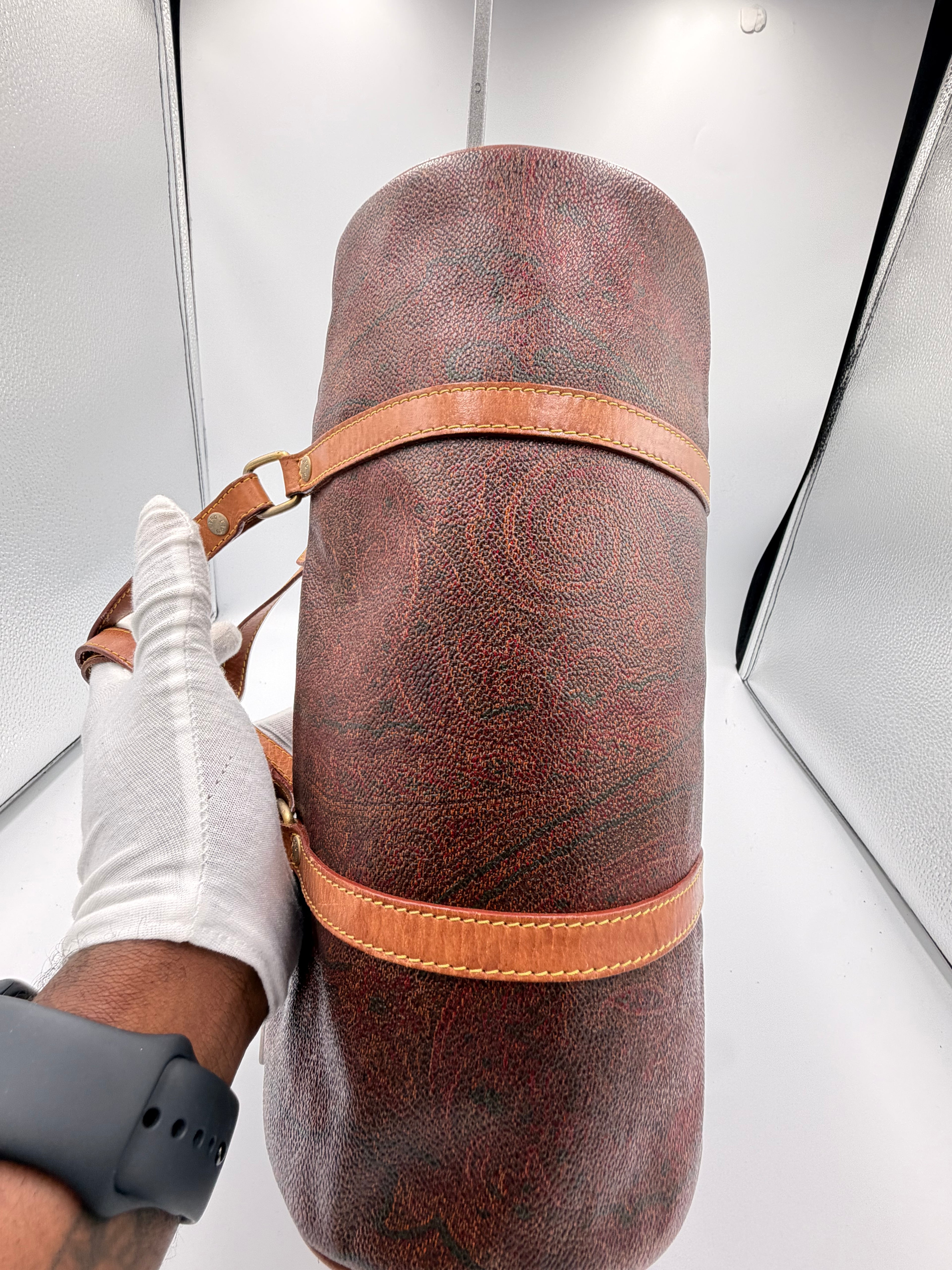 Etro Paisley Barrel Bag