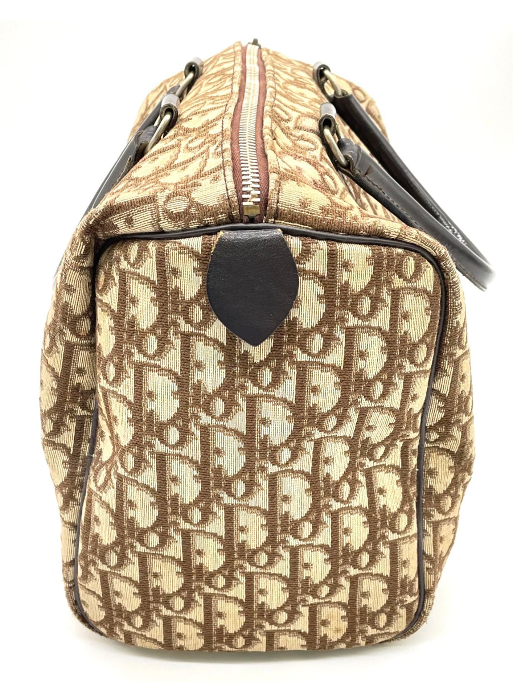 Christian Dior Trotter Monogram Boston Bag – Canvas & Leather