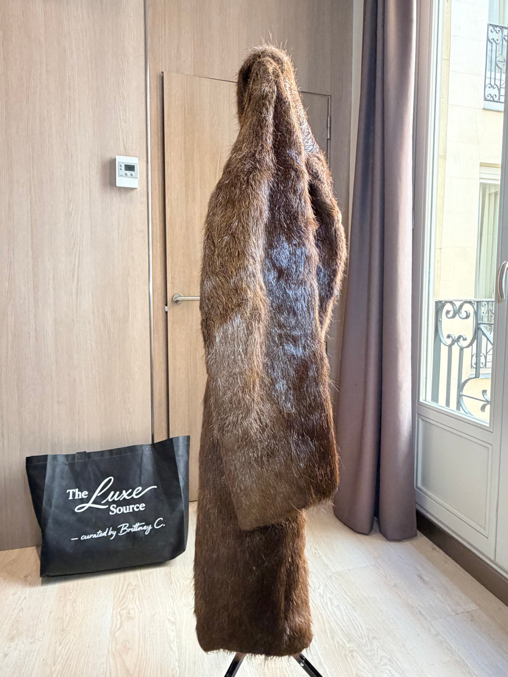 Vintage Nutria Fur Coat – Women’s XL/1X -043