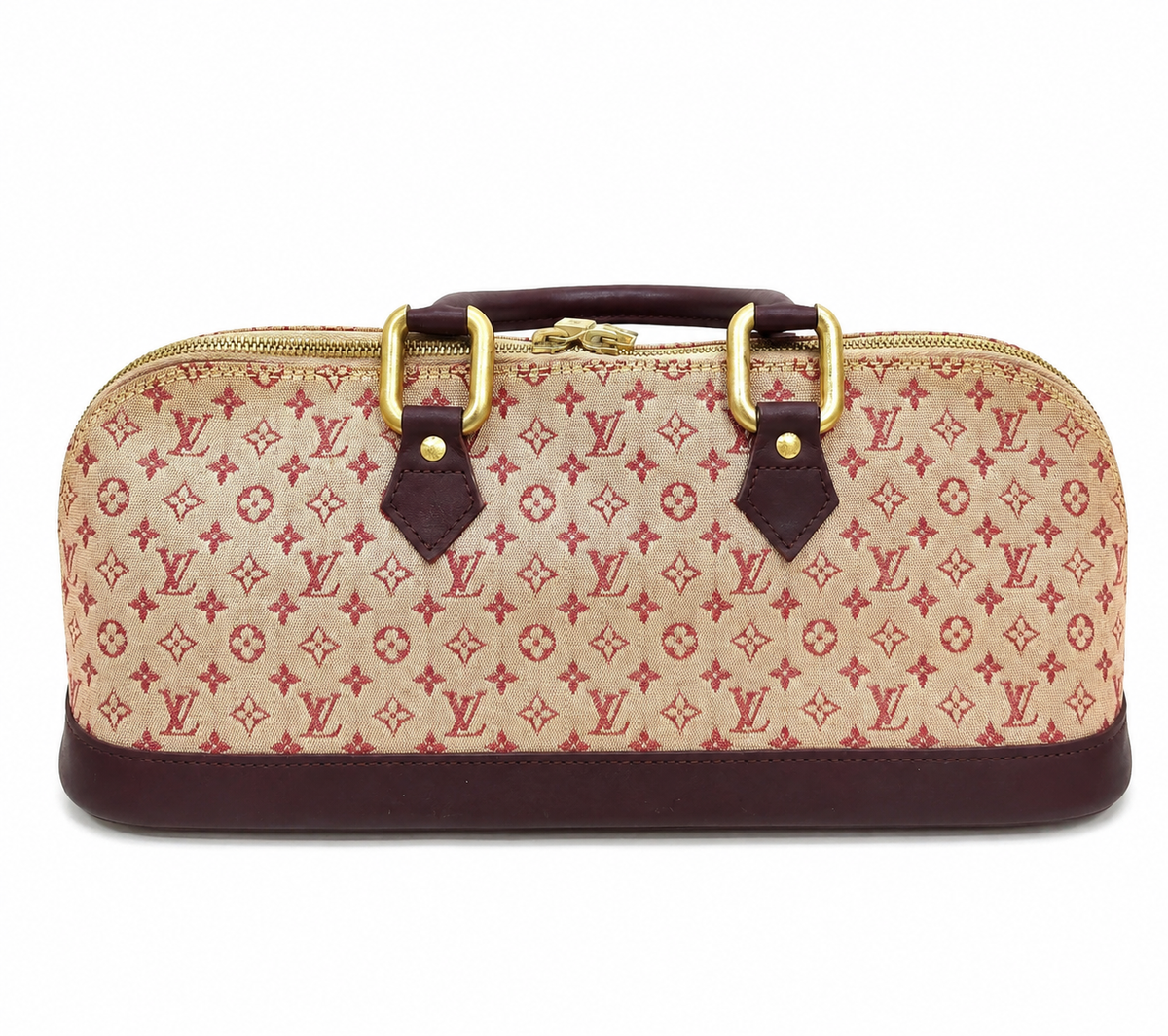 Louis Vuitton Mini Lin Alma Long Bag – Burgundy