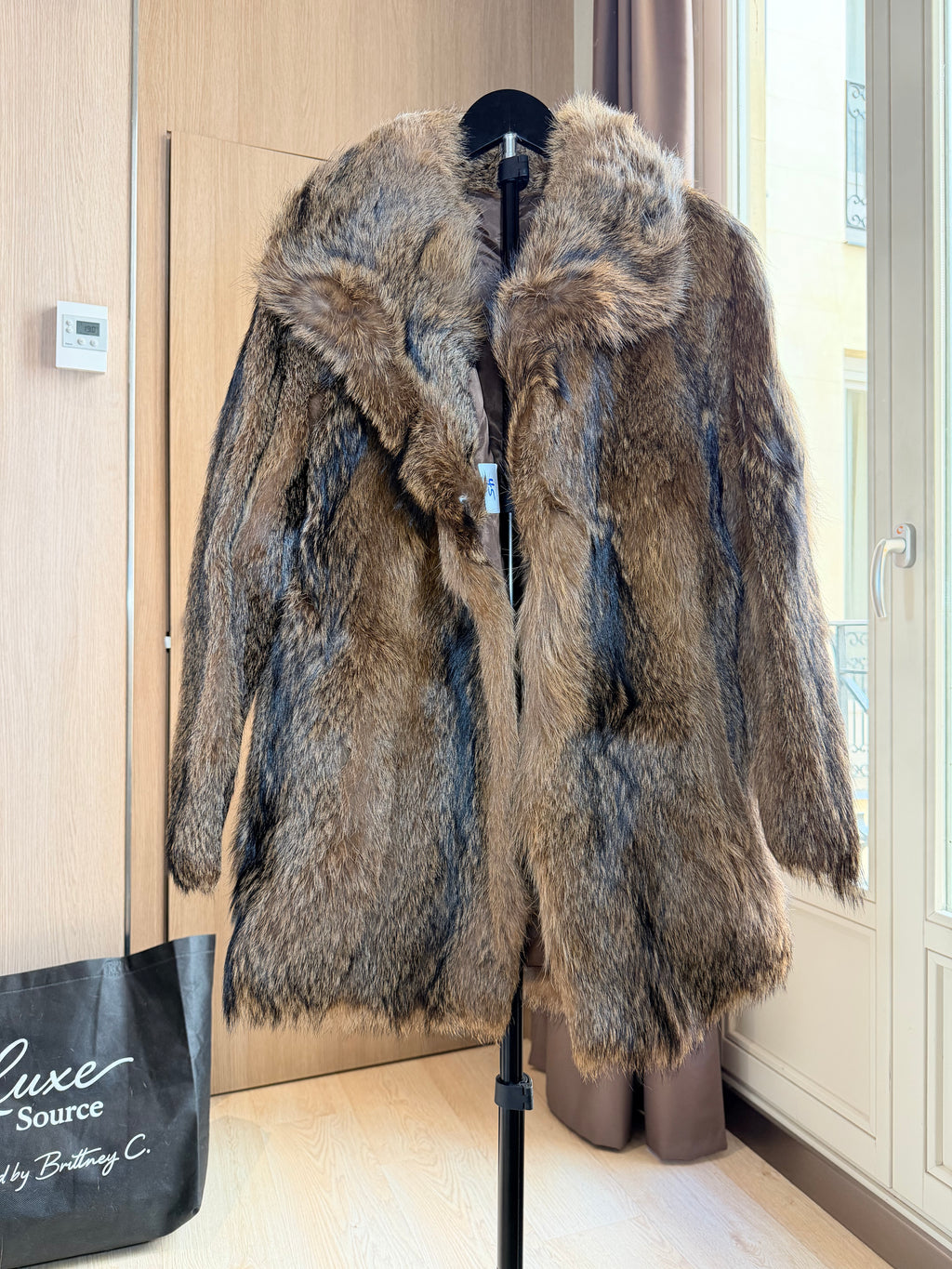 Vintage Coyote Fur Coat – Large - 045