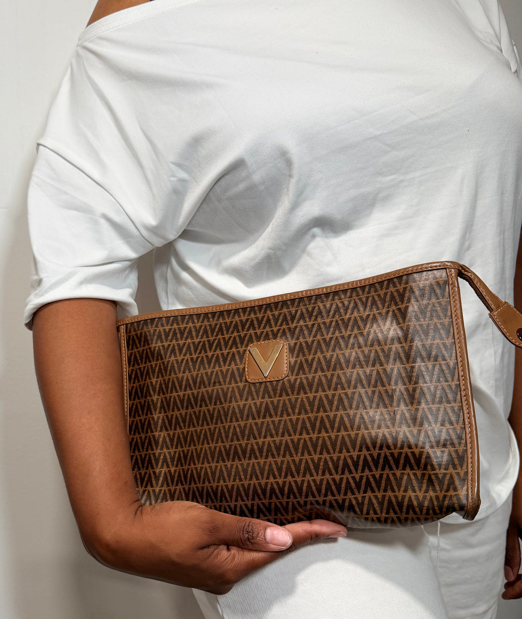 Valentino Garavani V Monogram Clutch
