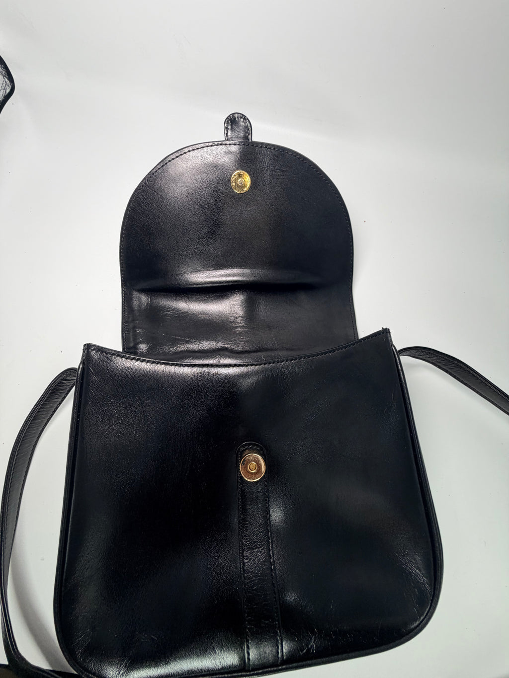 Balenciaga Black Leather Crossbody Bag