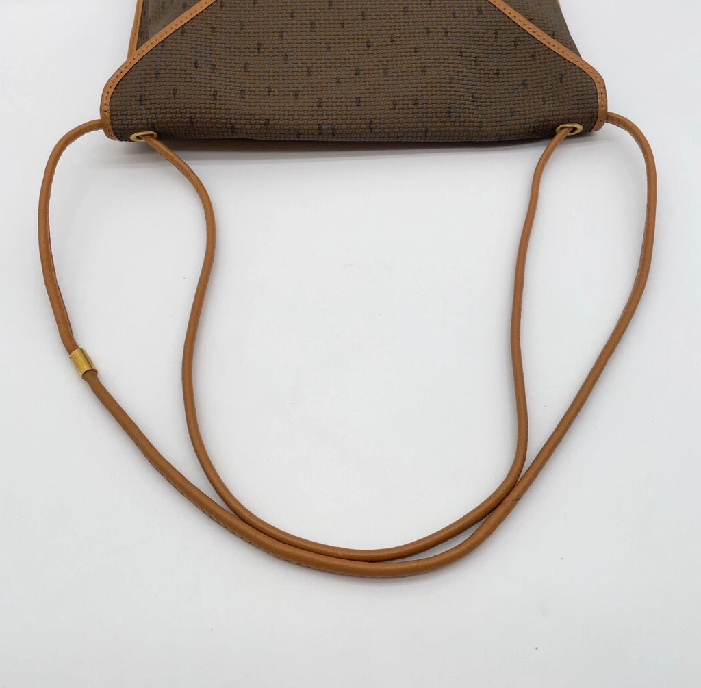 Yves Saint Laurent Woven Envelope Crossbody Bag