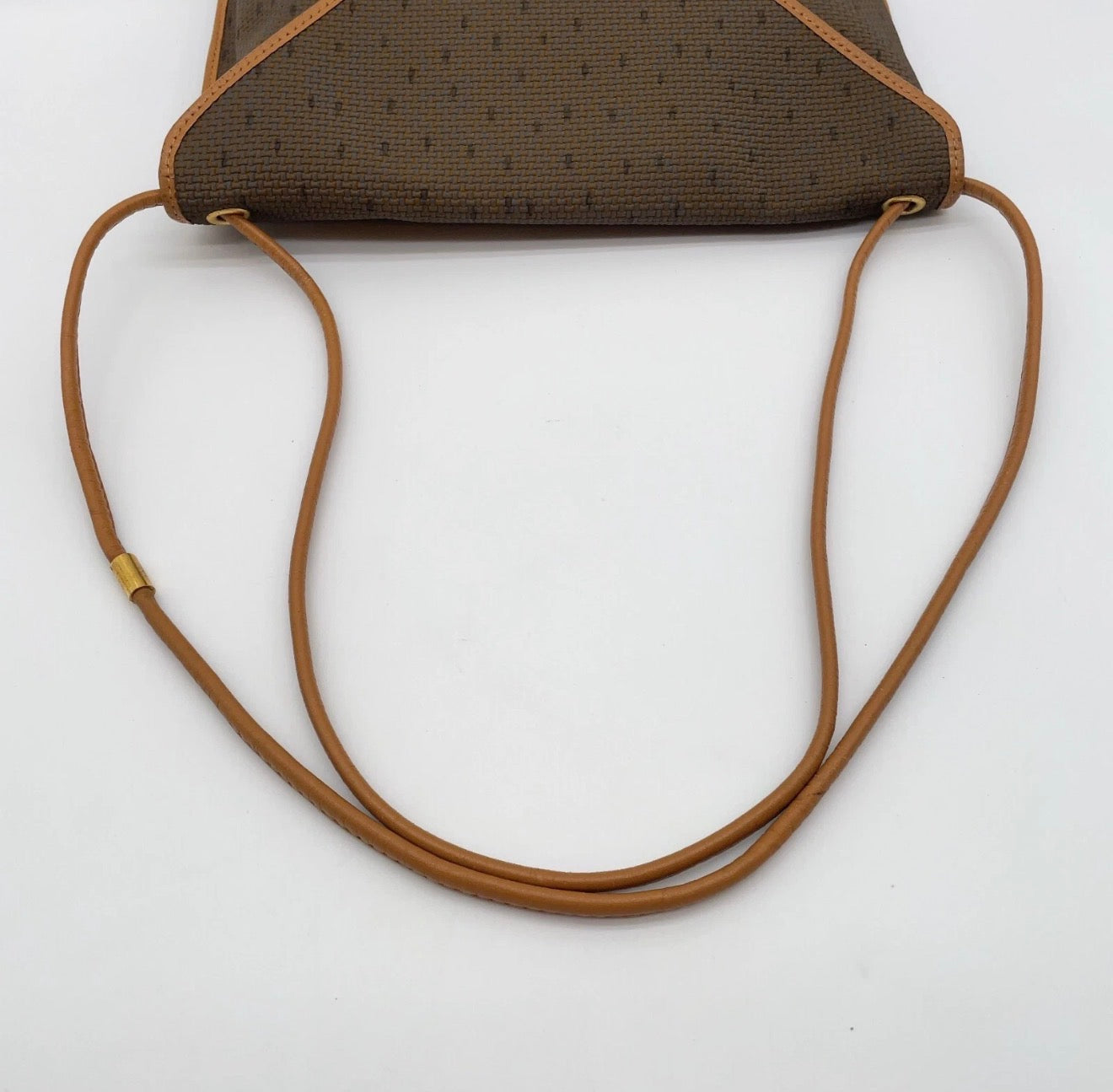 Yves Saint Laurent Woven Envelope Crossbody Bag