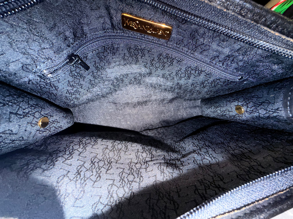 Yves Saint Laurent YSL Textured Envelope Clutch