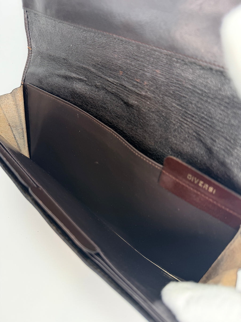 Fendi Zucca Canvas Clutch & Document Holder