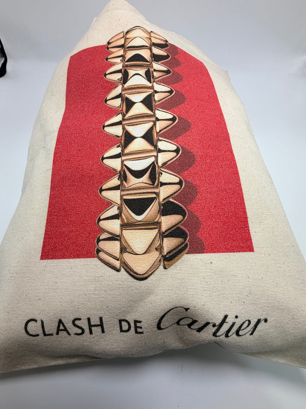 CARTIER “Clash de Cartier” Canvas Tote