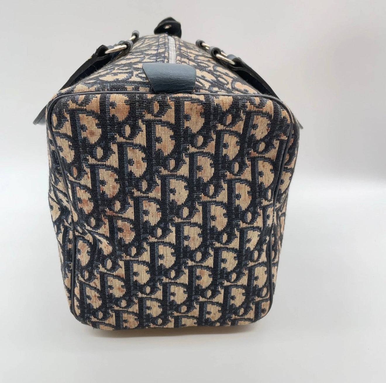 Christian Dior Trotter Boston Bag – Navy