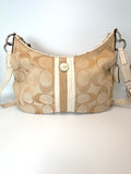 COACH Soho Signature Hobo – Beige / Cream