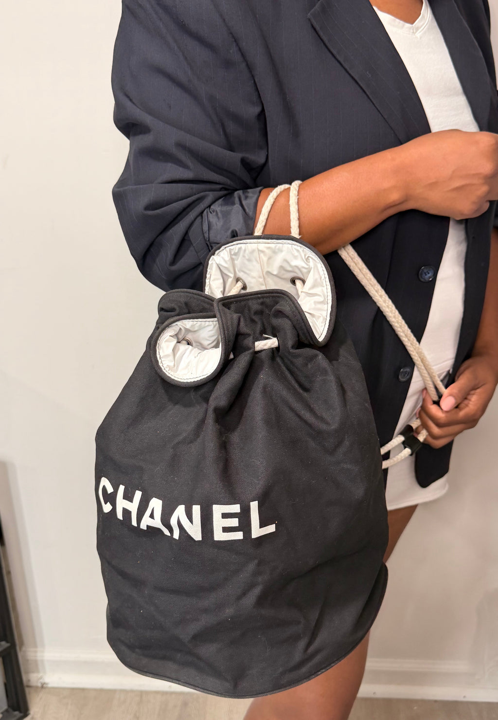 Chanel Waterproof Pool Bag / Beach Backpack