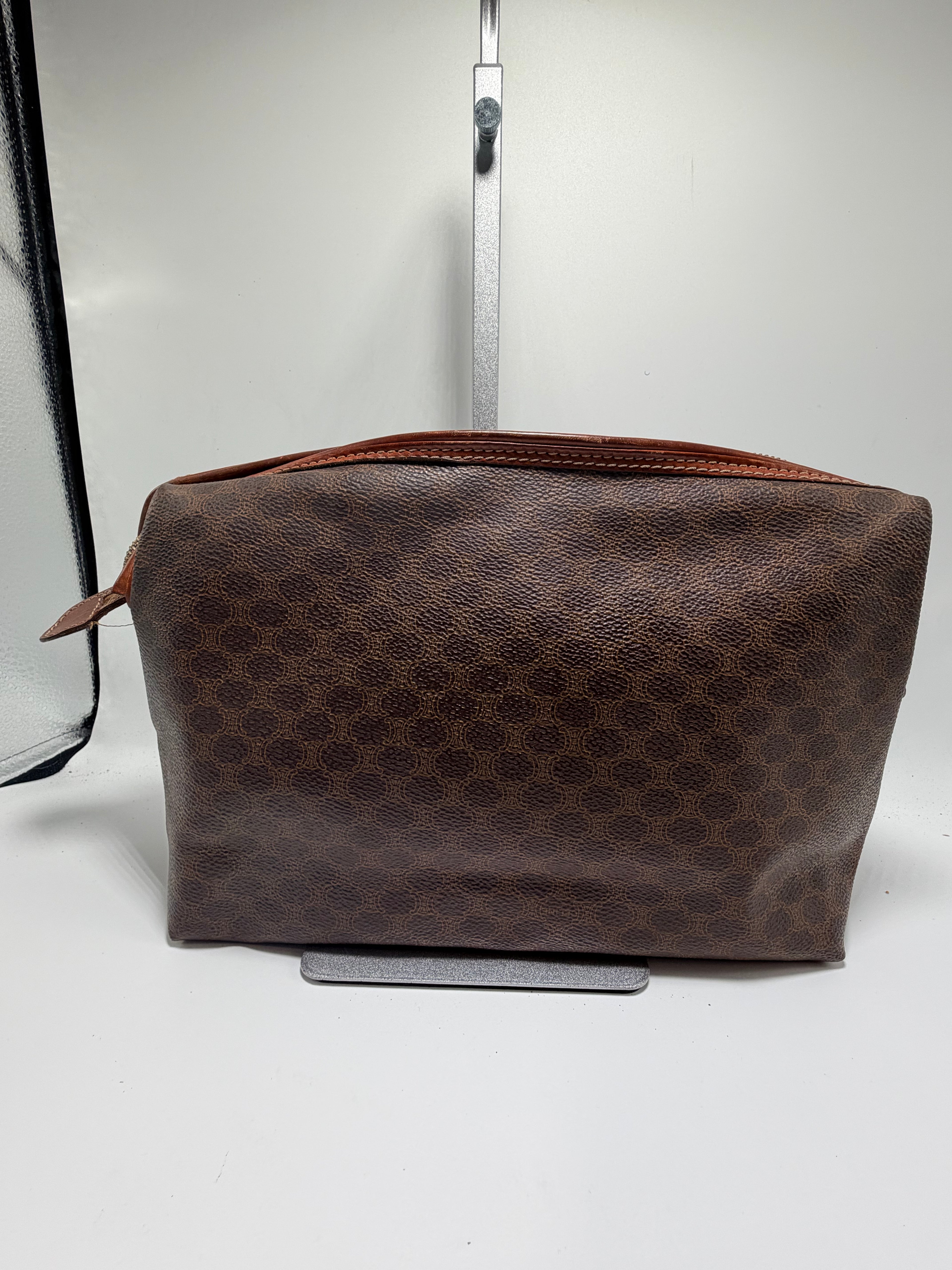 Celine Macadam Cosmetic Pouch – Brown Monogram