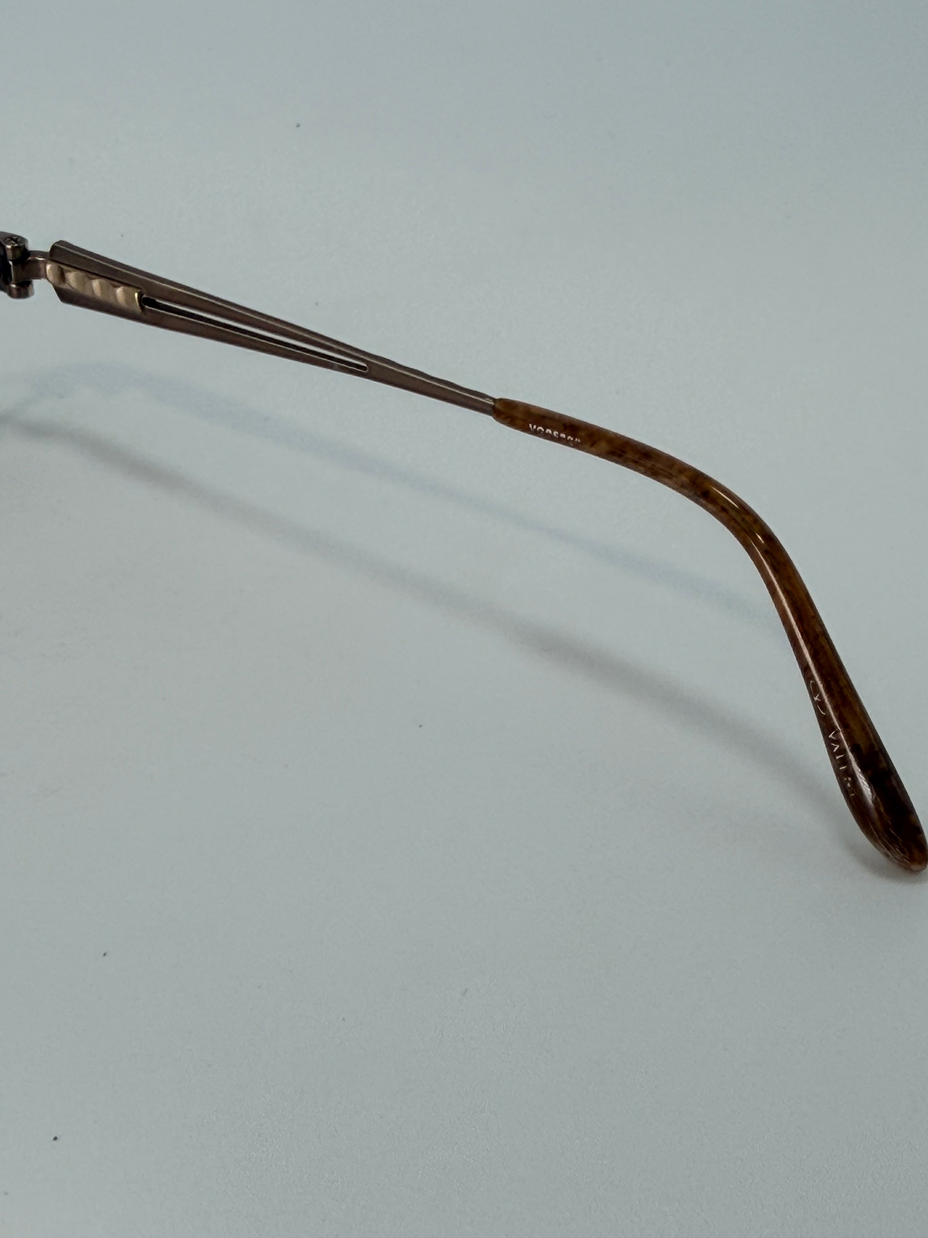 Valentino Oval Wire Frame Eyeglasses