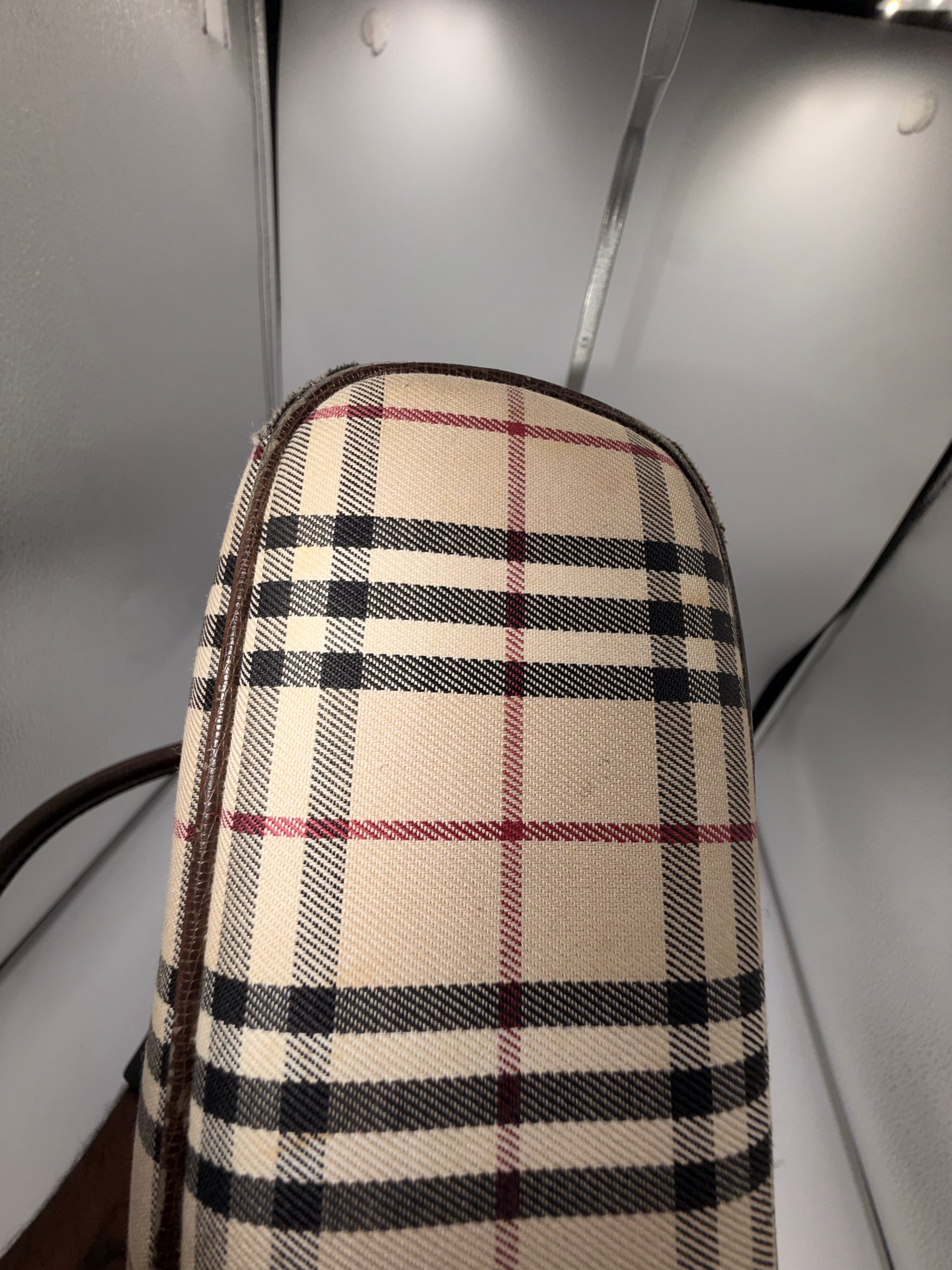 Burberry Nova Check Small Tote