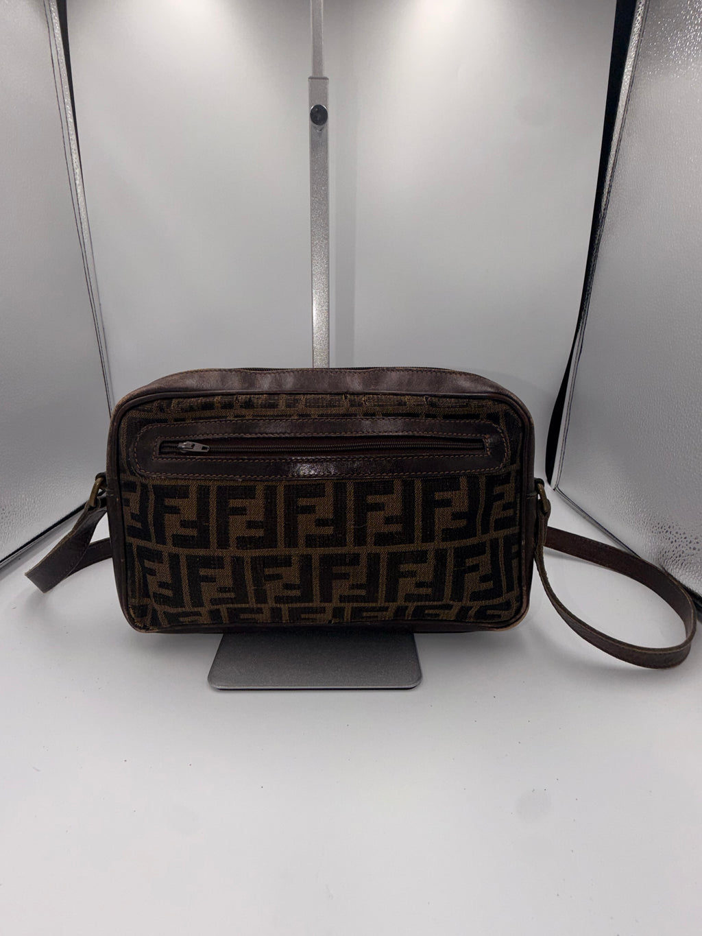 Fendi Zucca Crossbody/ Shoulder Bag