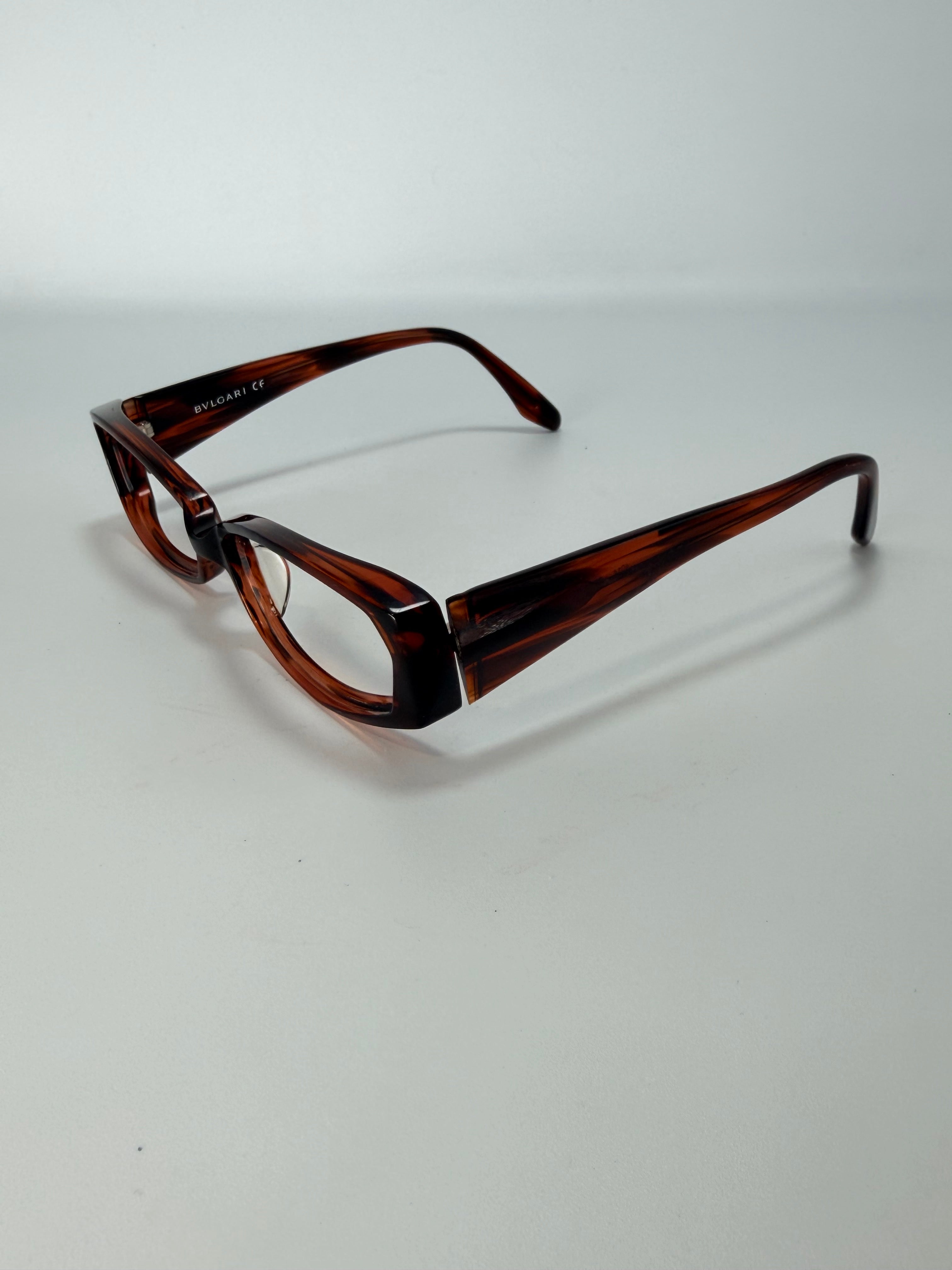 Bvlgari Rectangular Optical Frames