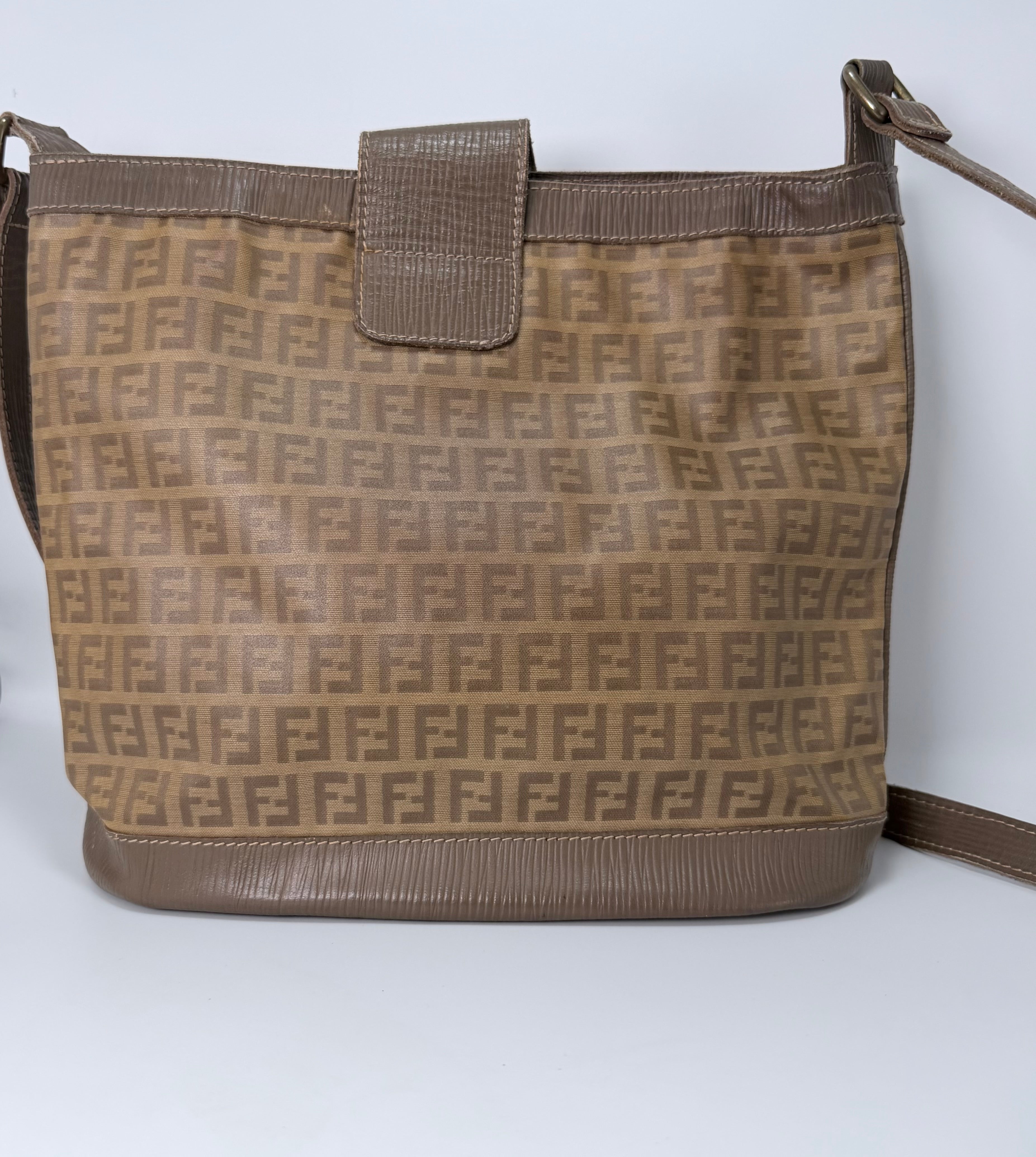 Fendi Logo Shoulder / Bucket Bag