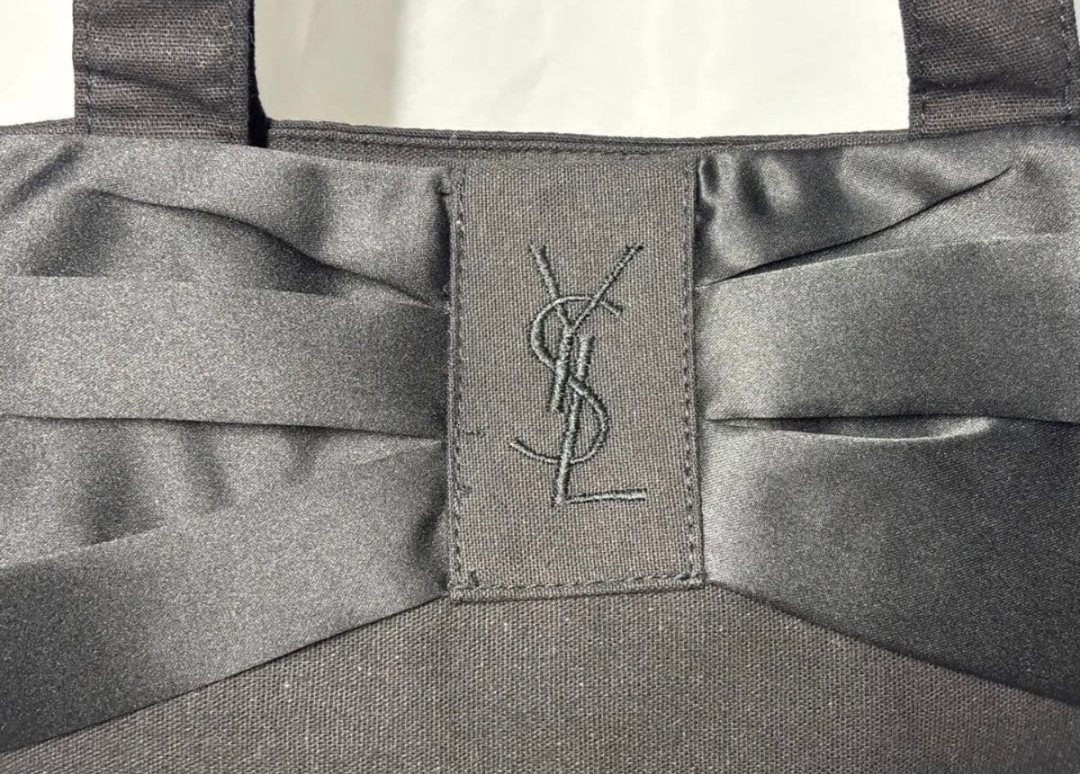 Yves Saint Laurent Black Bow Tote Bag