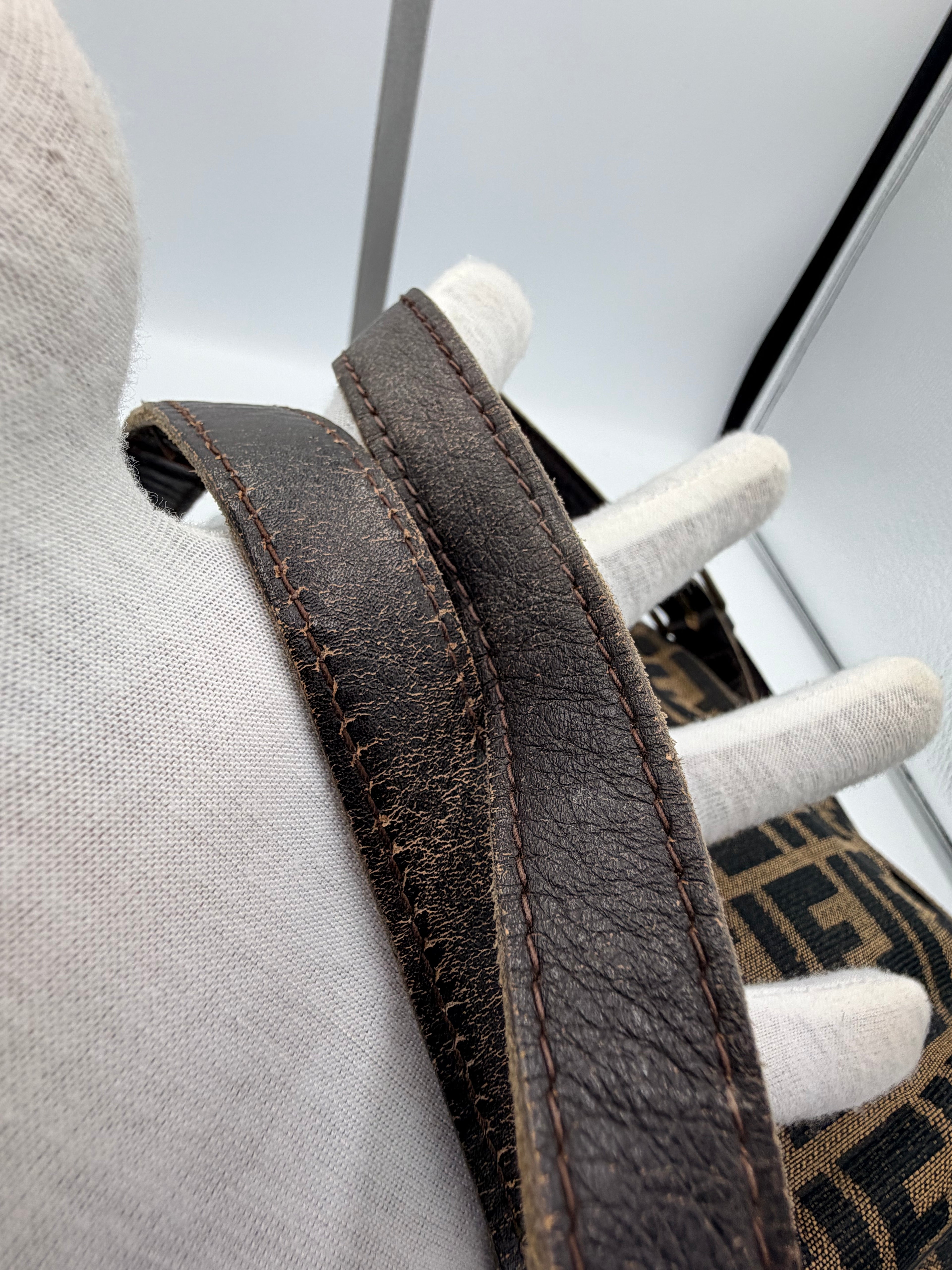 Fendi Zucca Crossbody/ Shoulder Bag