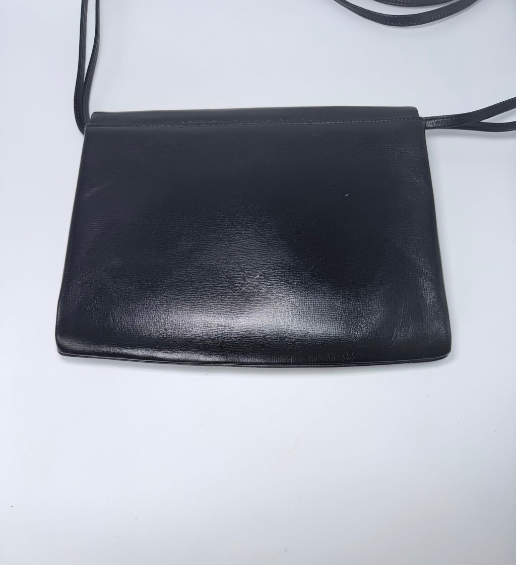 Balenciaga Black Leather Crossbody Bag