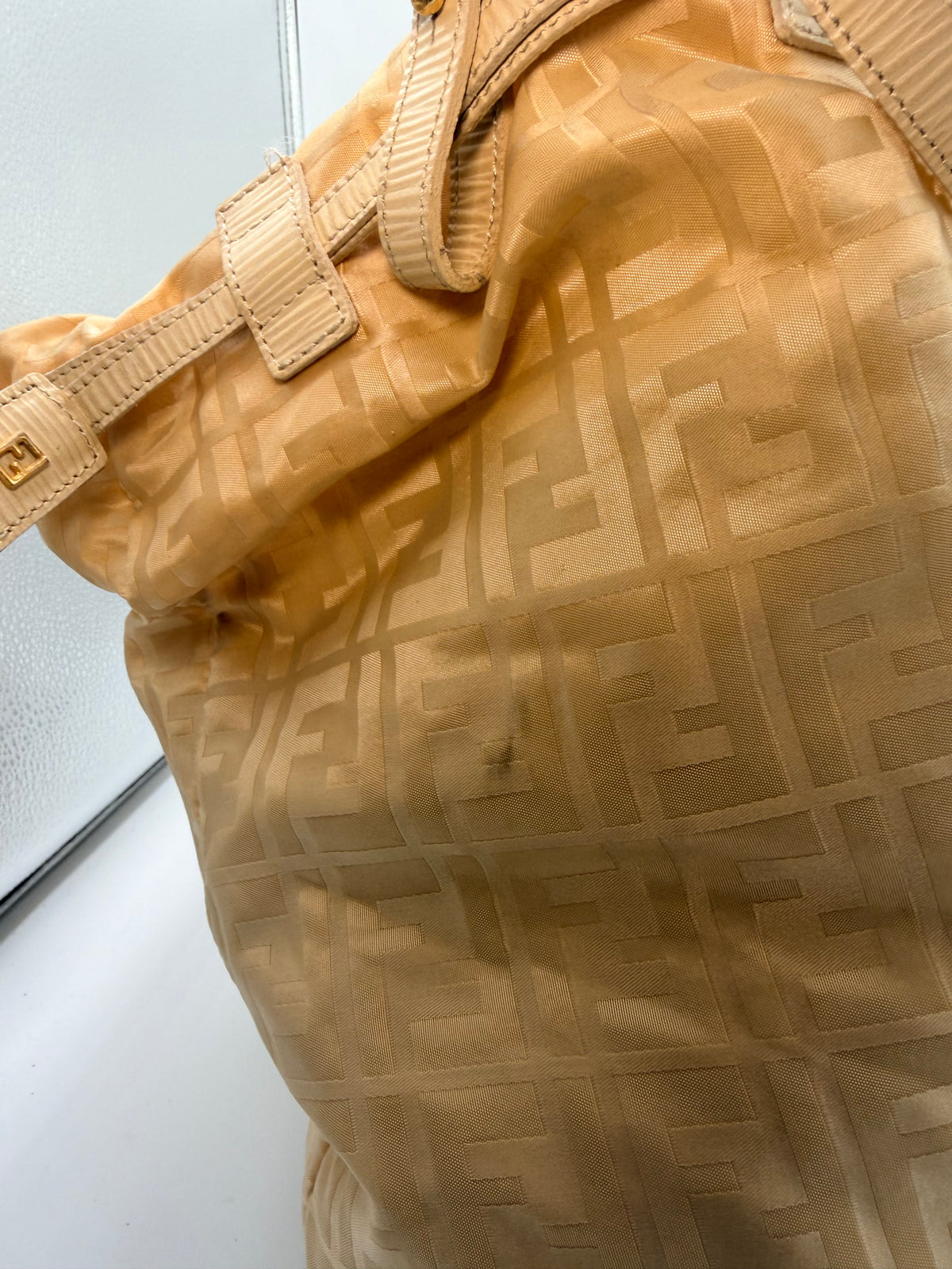 Fendi Large Zucca Monogram Tote Bag – Beige