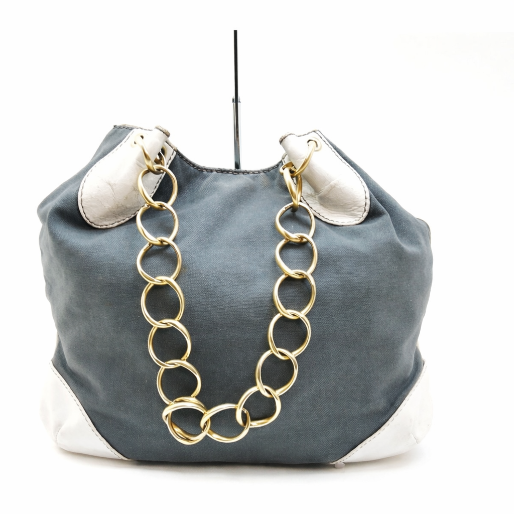 Chanel CC Canvas Chain Shoulder Bag