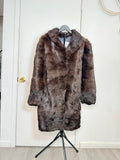 Vintage Dark Ranch Mink Fur Coat (Brown) – XL 012