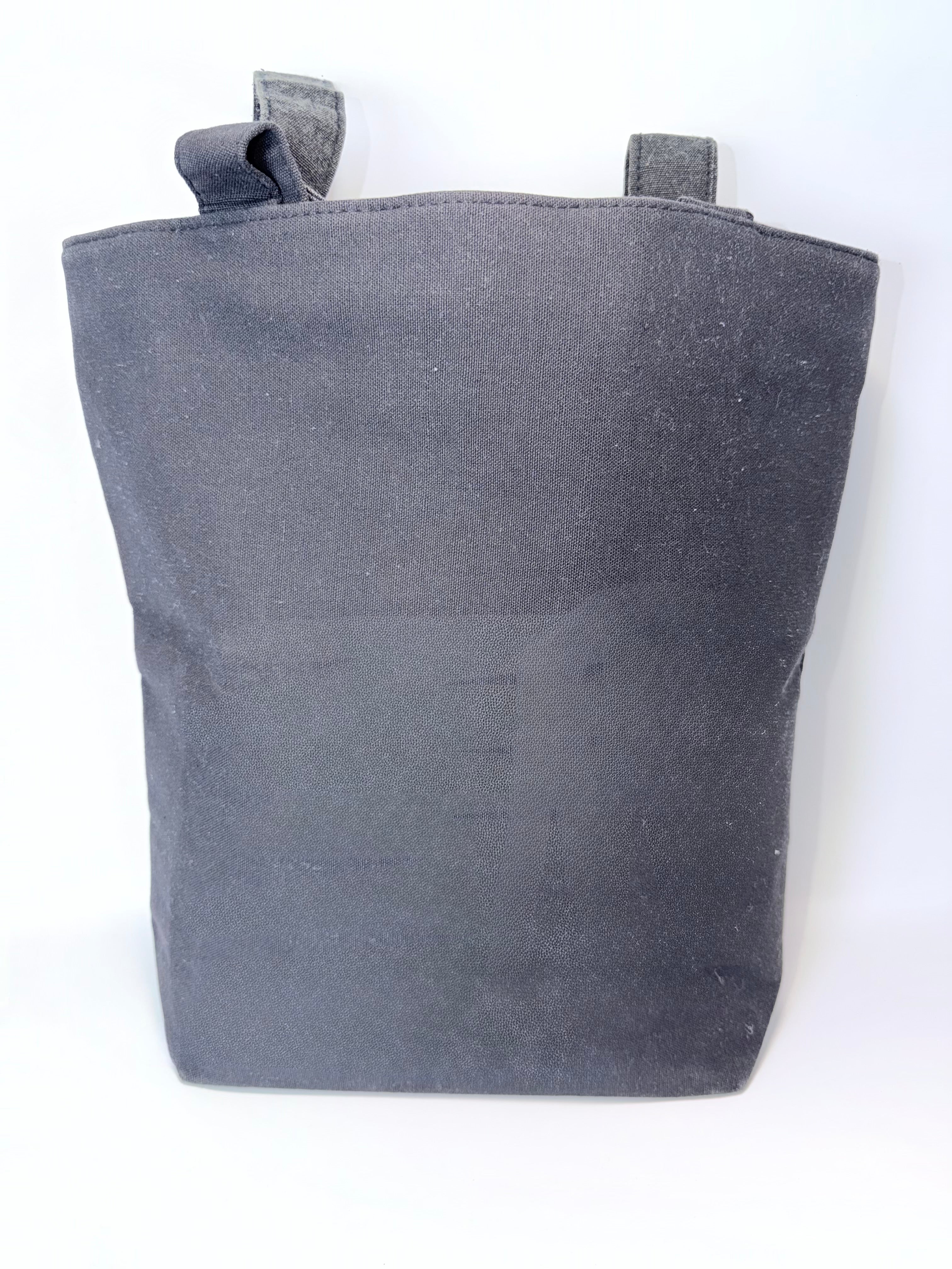 Yves Saint Laurent (YSL) Black Canvas Bow Tote