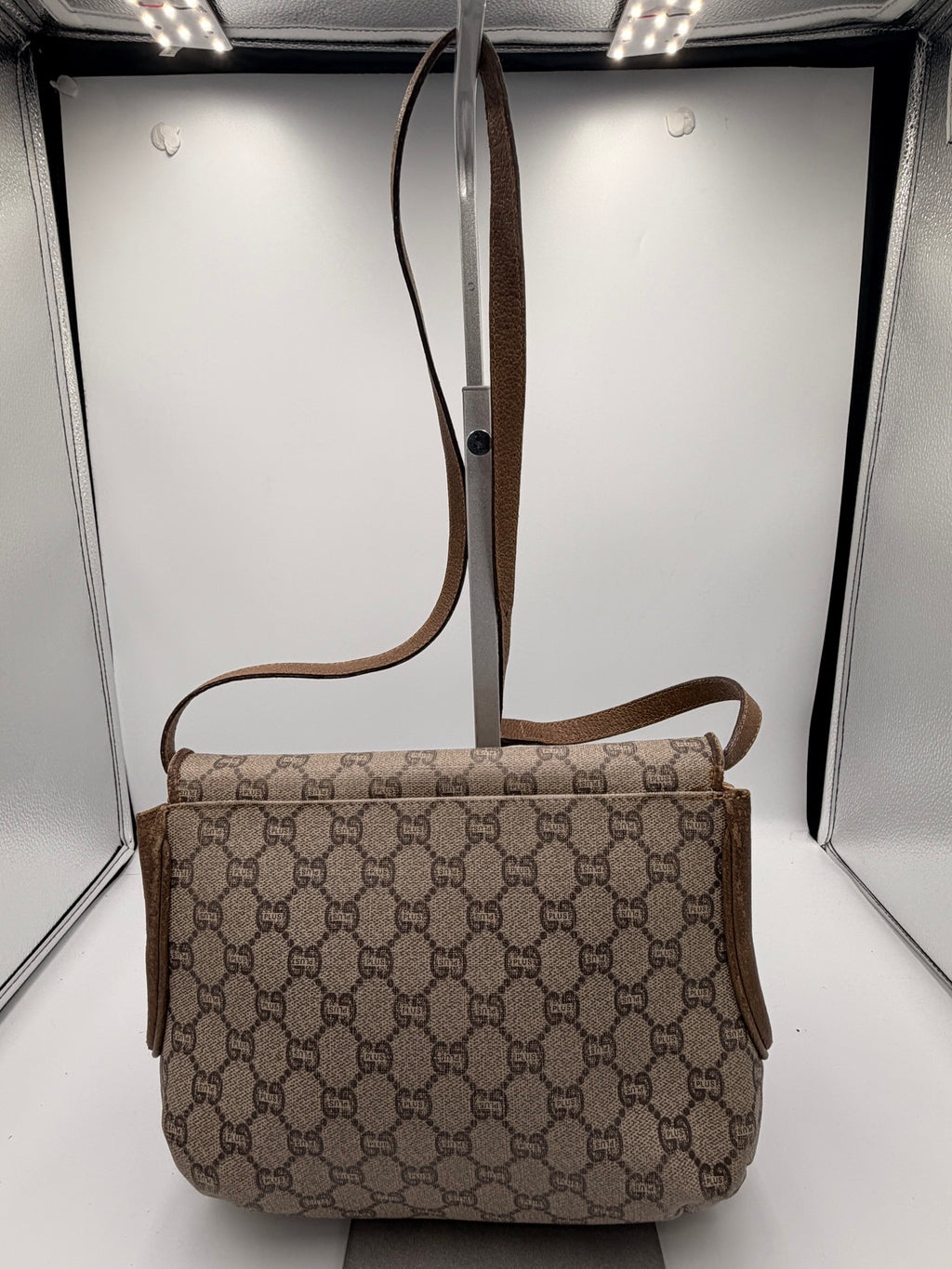 Gucci Plus GG Supreme Crossbody Bag