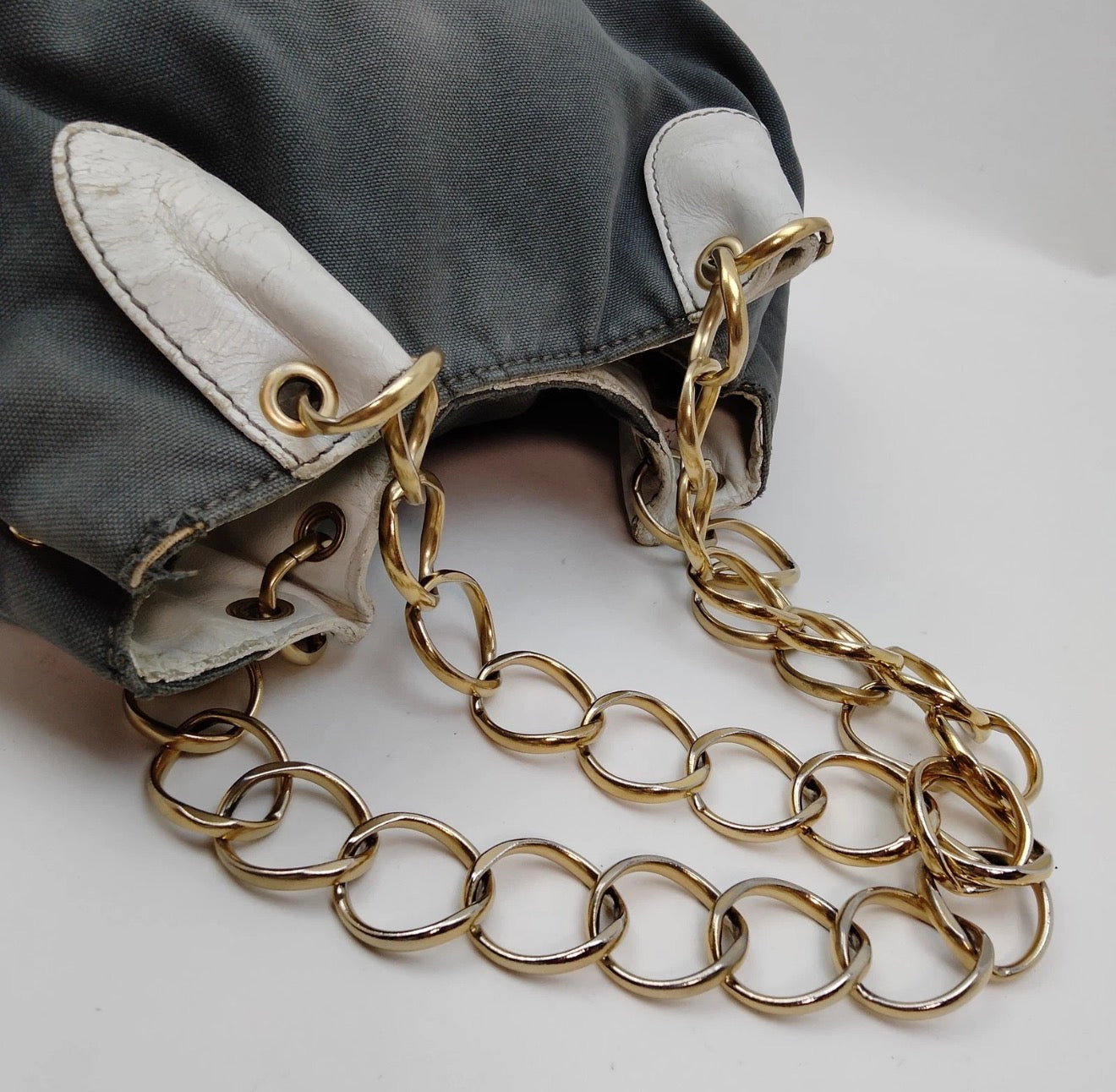 Chanel CC Canvas Chain Shoulder Bag