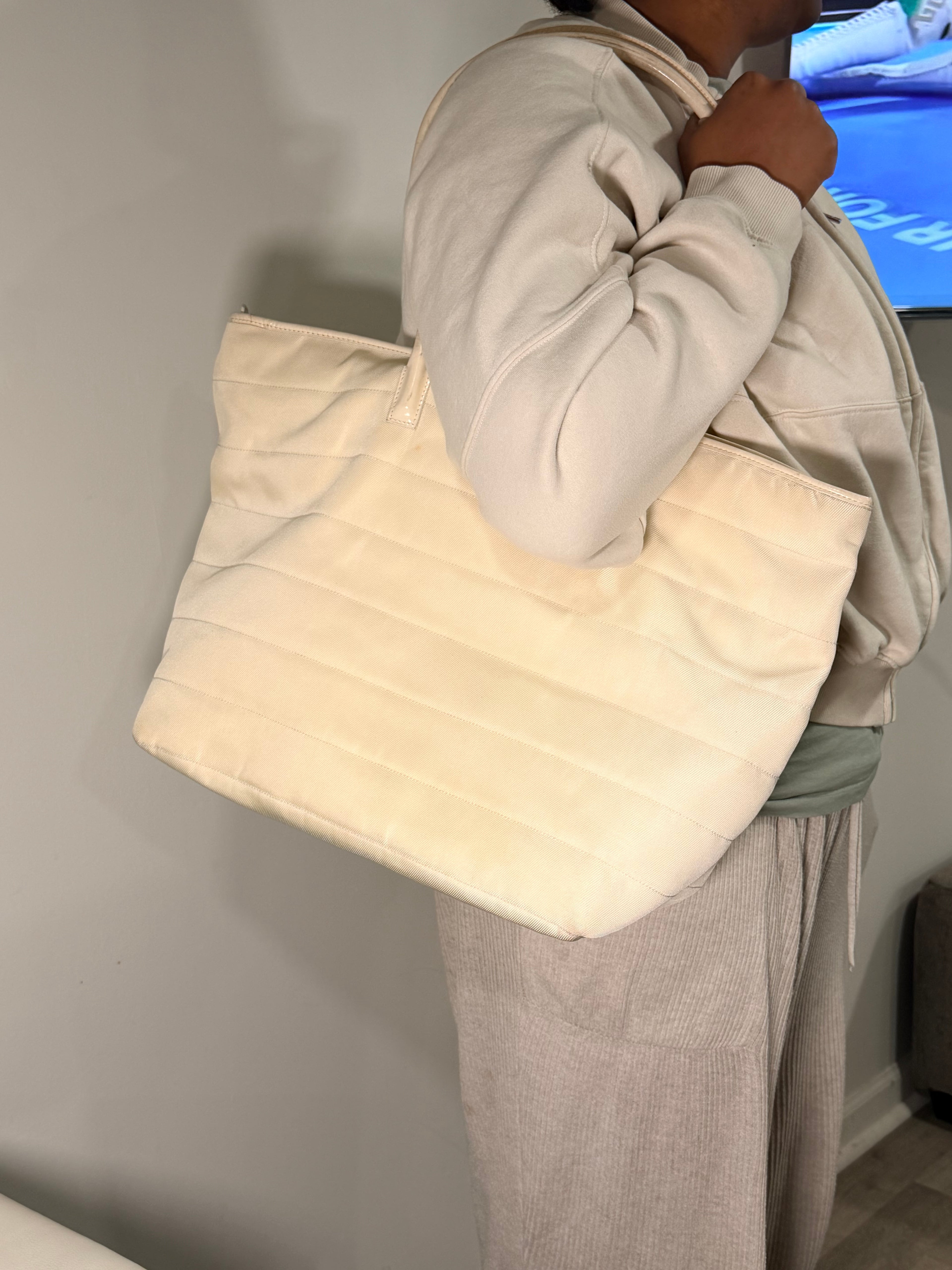 Gucci White Large Tote Bag