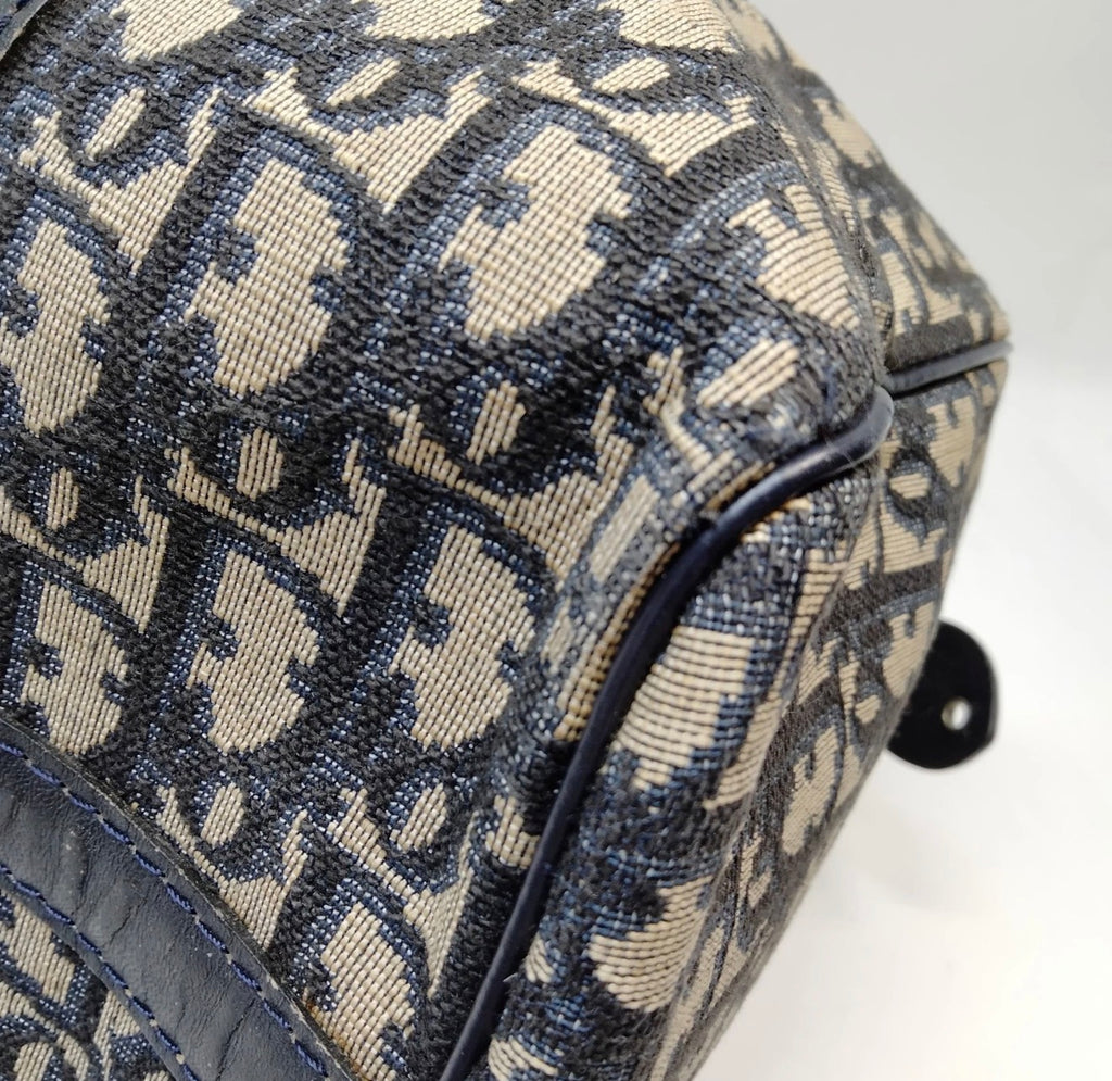 Christian Dior Trotter Boston Bag – Navy