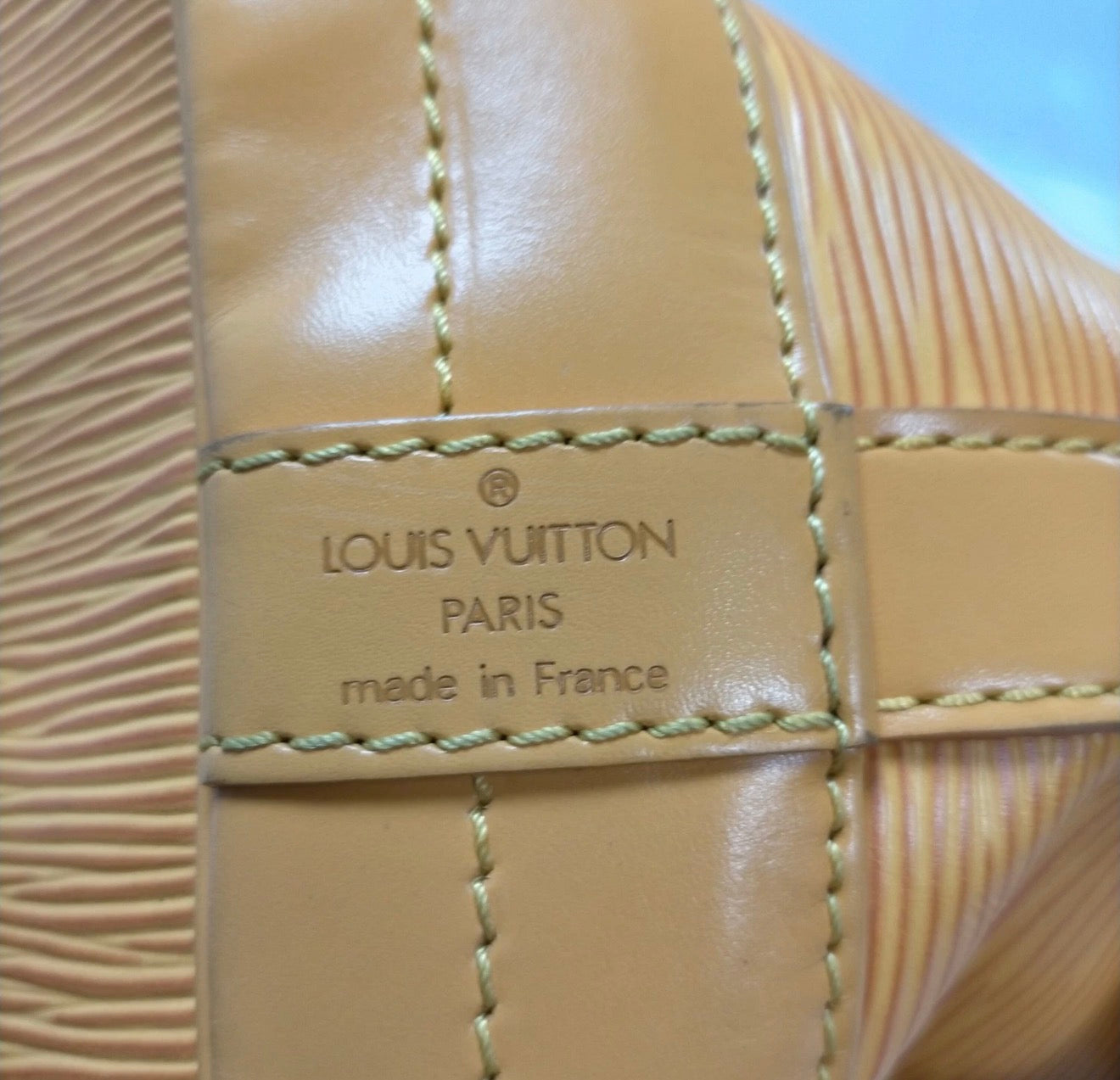 Louis Vuitton Noé Epi Yellow