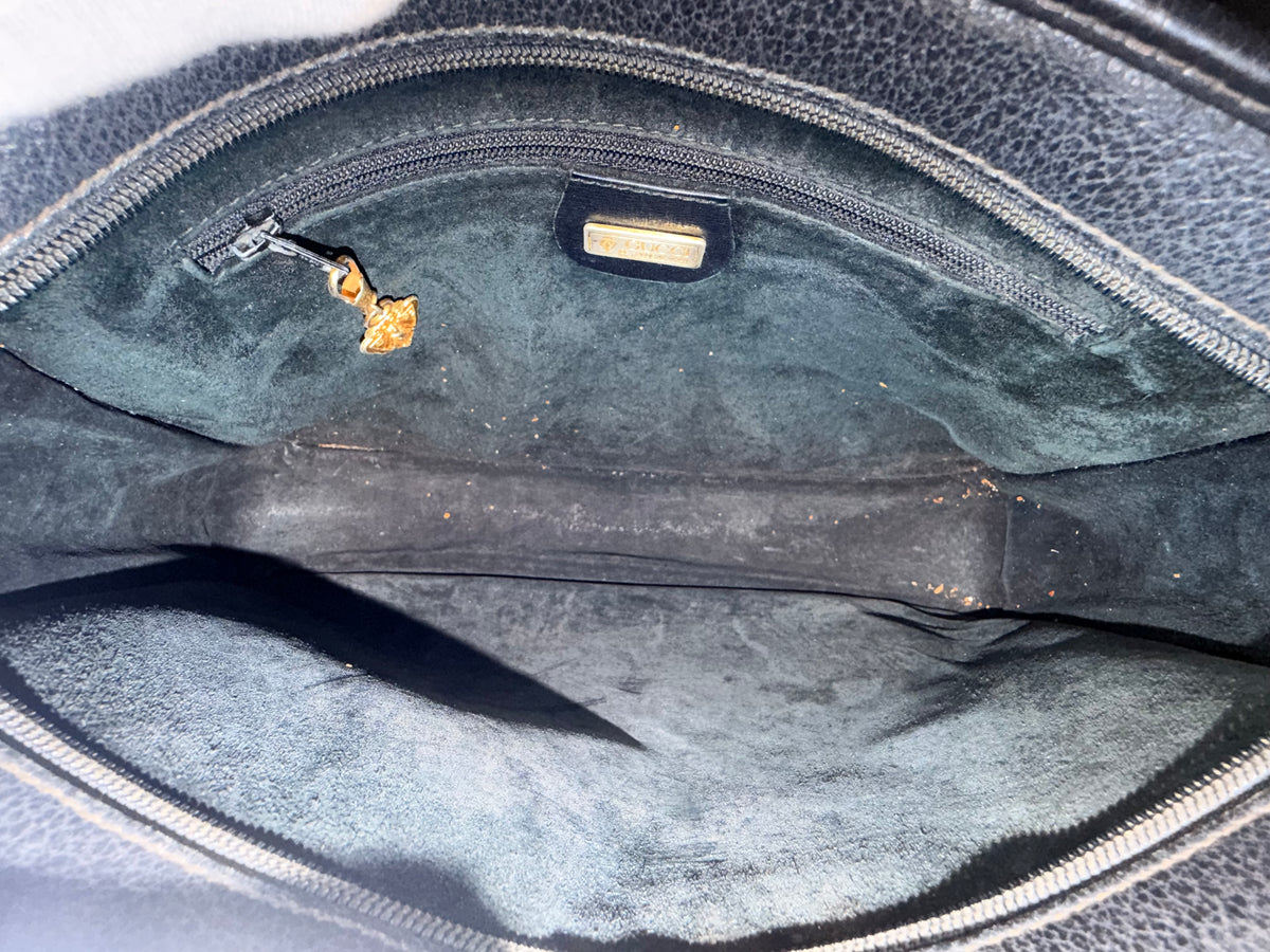 Gucci Black Leather Shoulder Bag
