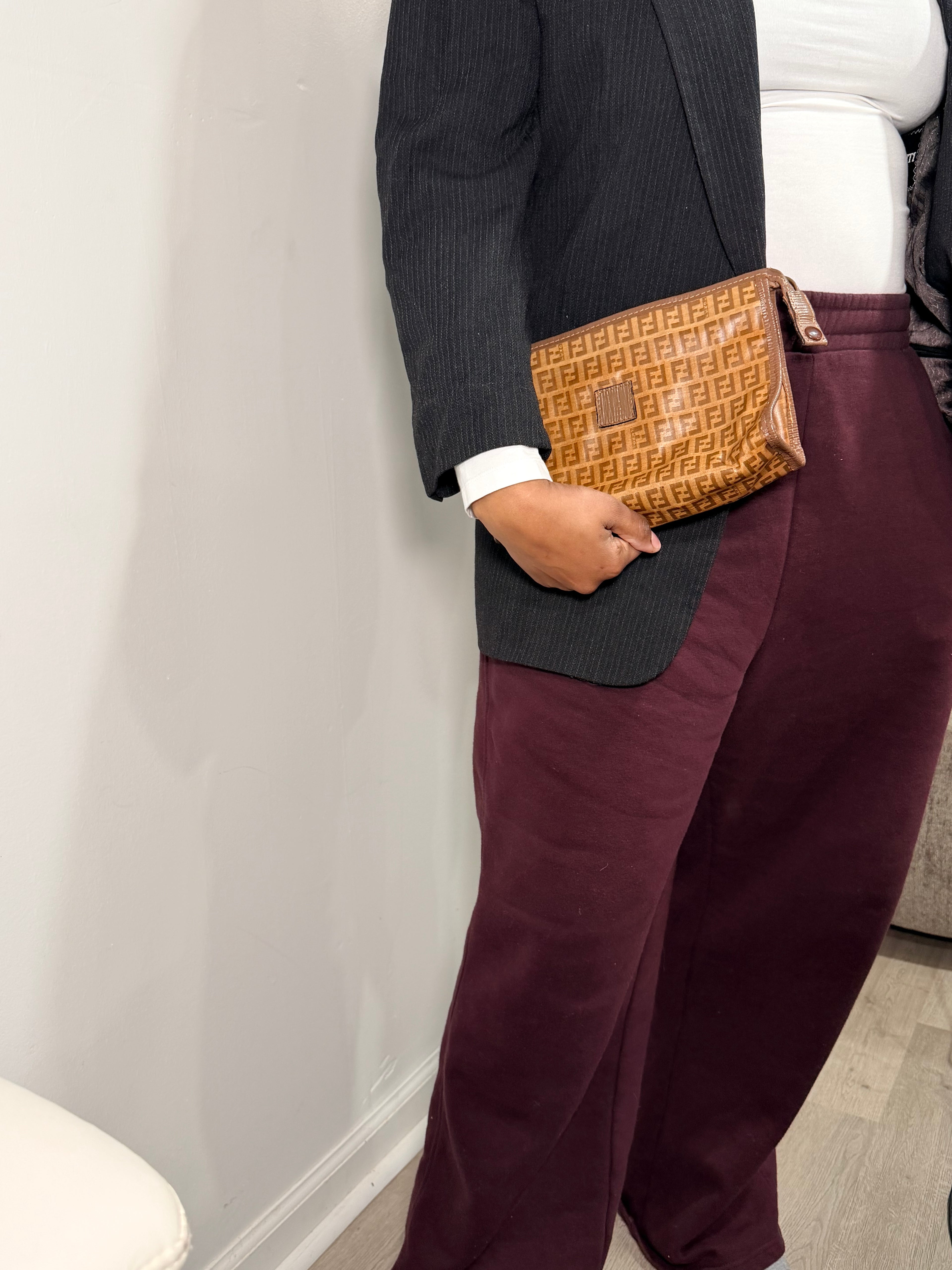 Fendi Vintage Zucca Clutch