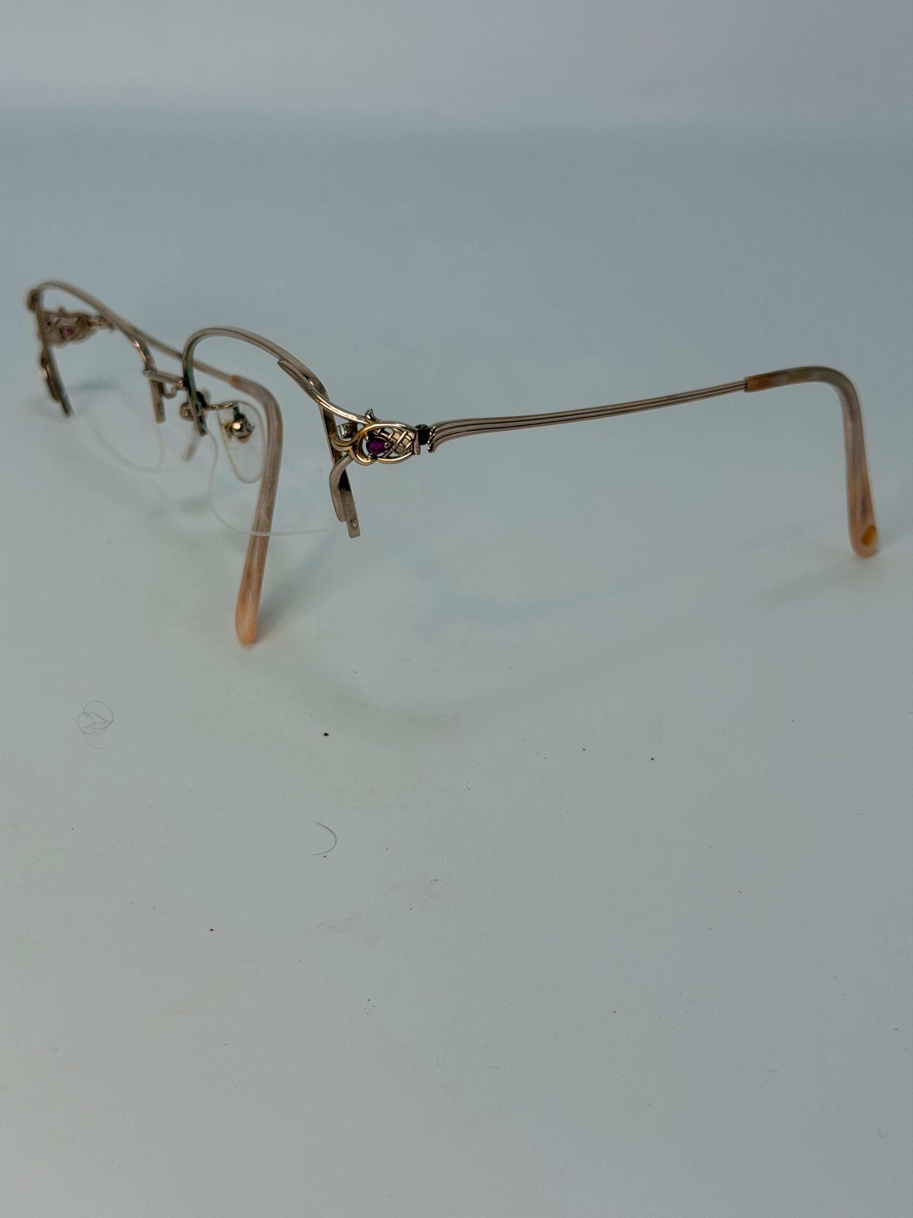 FENDI Gold-Tone Optical Frames