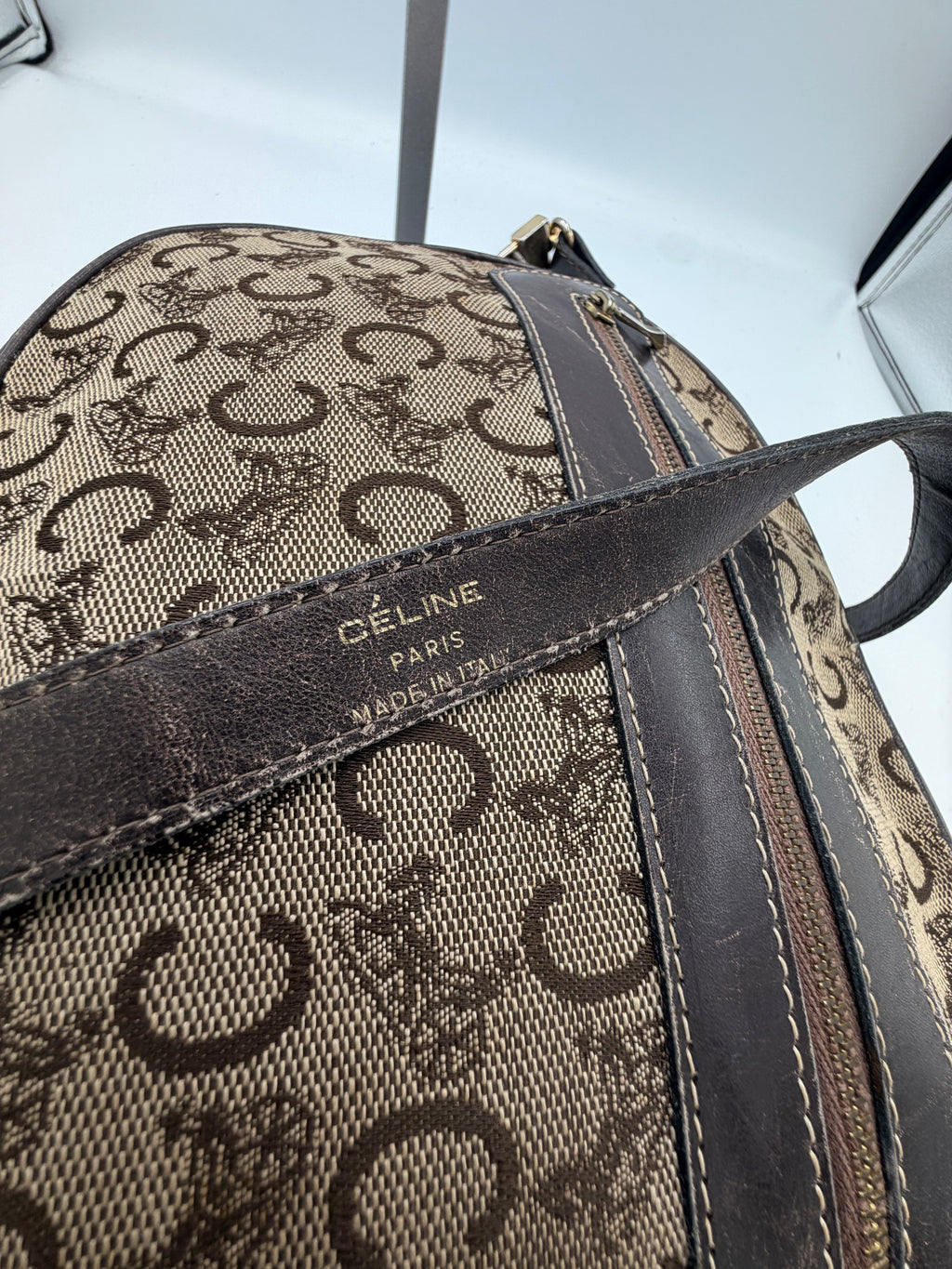 Celine Macadam Oval Crossbody Bag