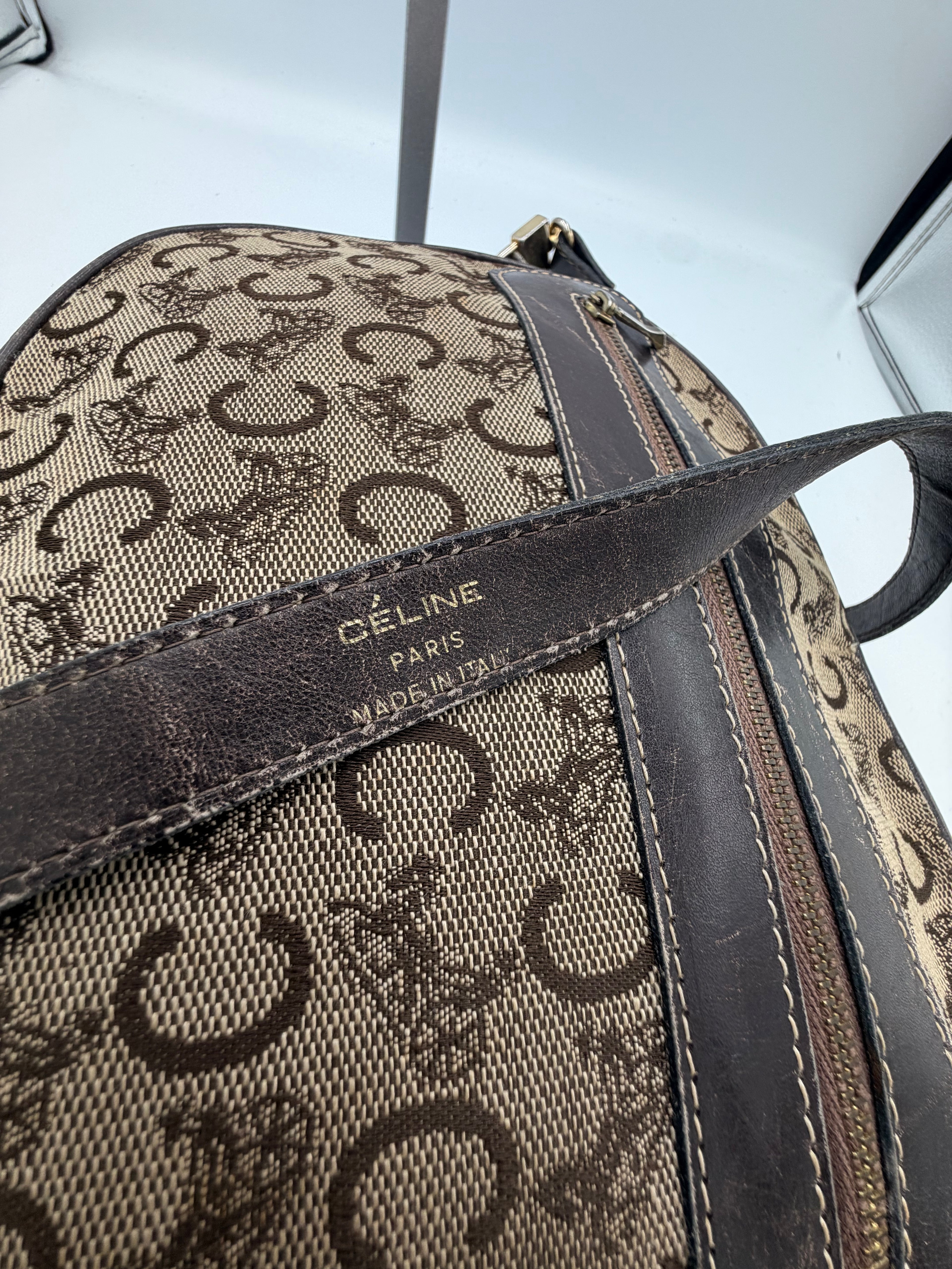 Celine Macadam Oval Crossbody Bag