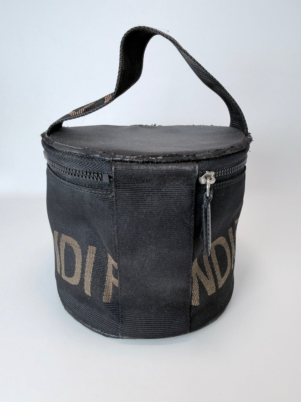 Fendi Vintage Logo Round Vanity