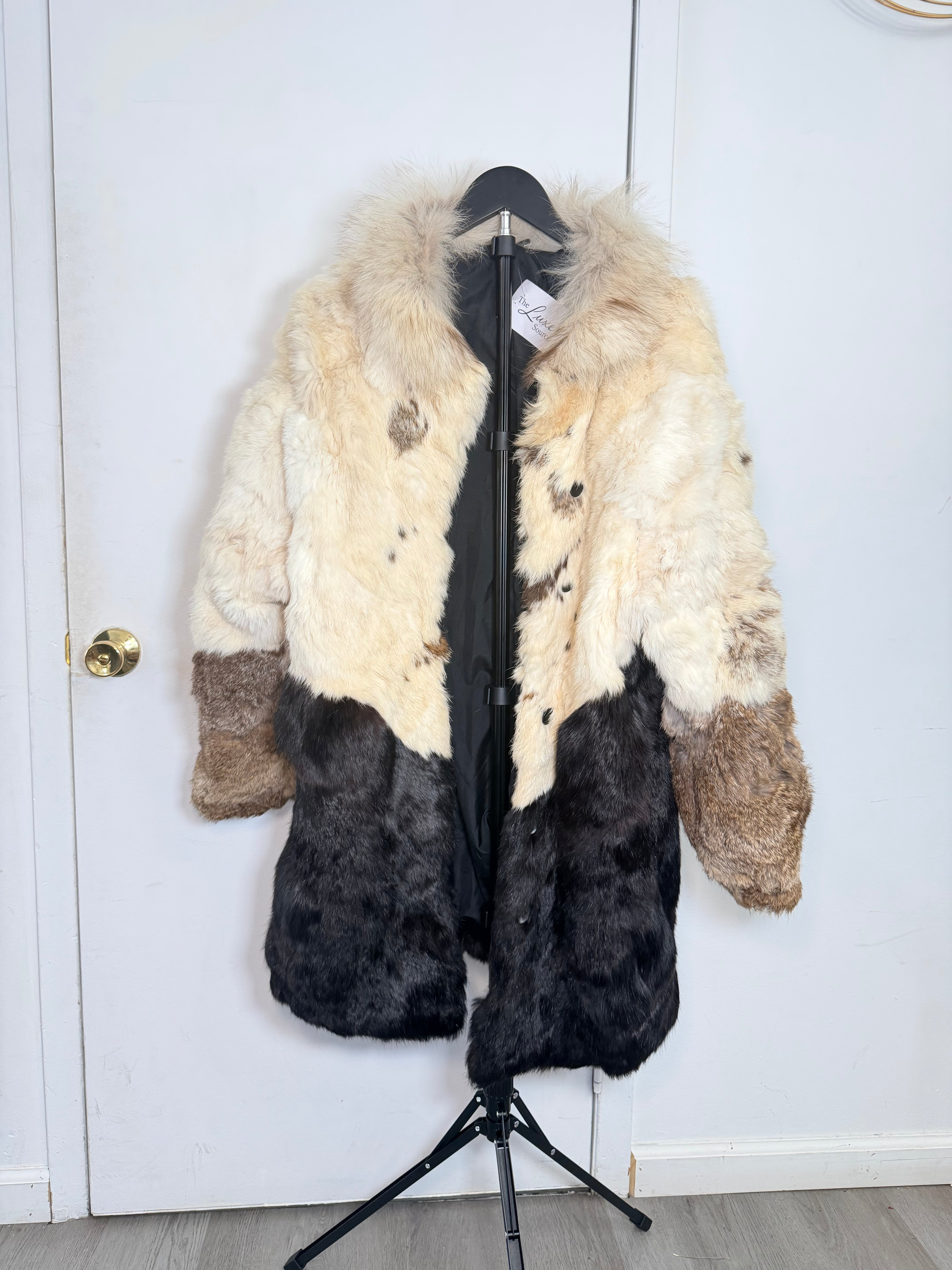 Vintage Rabbit Fur Coat – Large 022