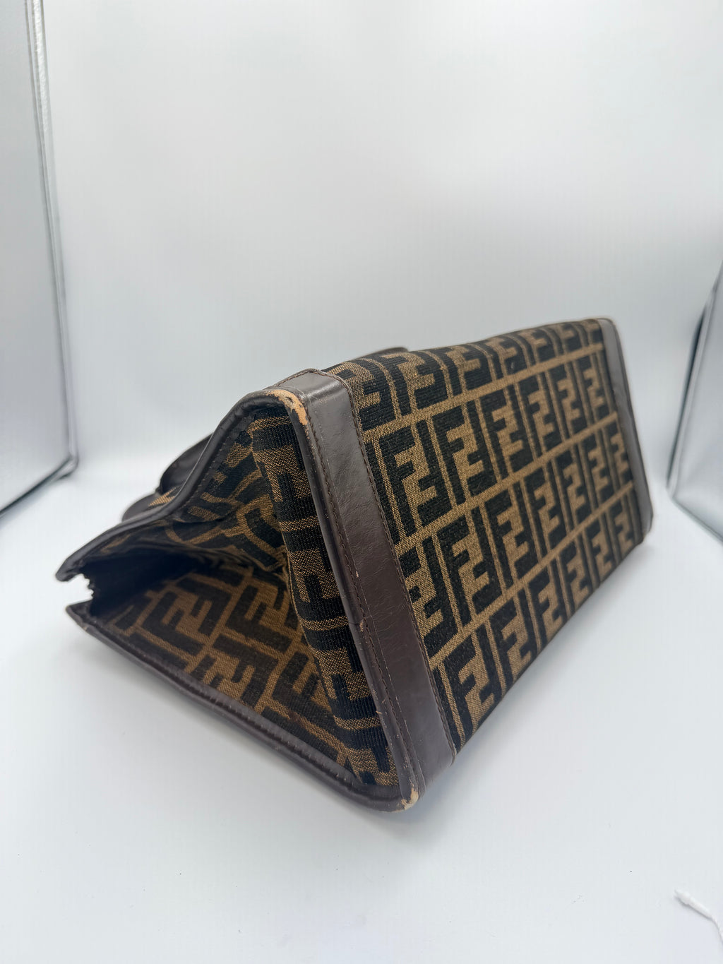 Fendi Zucca Monogram Tote Bag – Brown