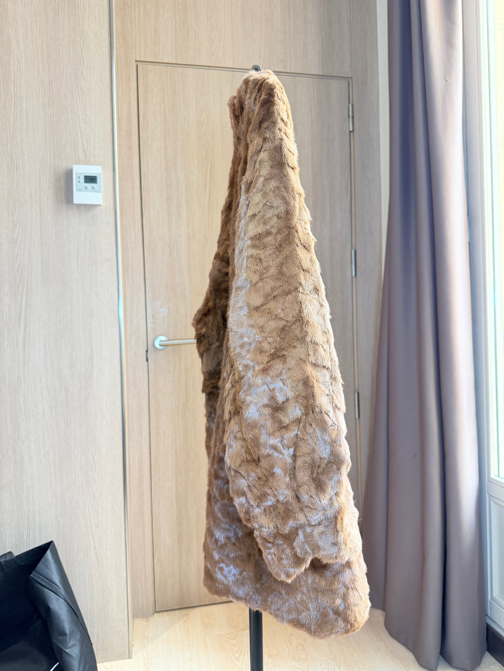 Vintage Tan Persian Lamb Fur Coat - Small- 025