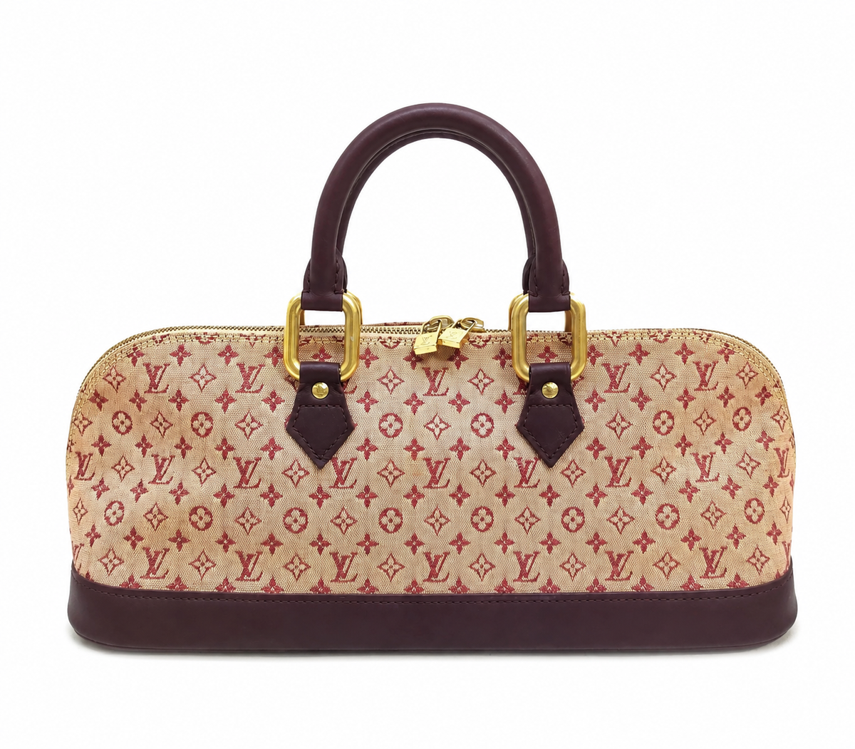Louis Vuitton Mini Lin Alma Long Bag – Burgundy